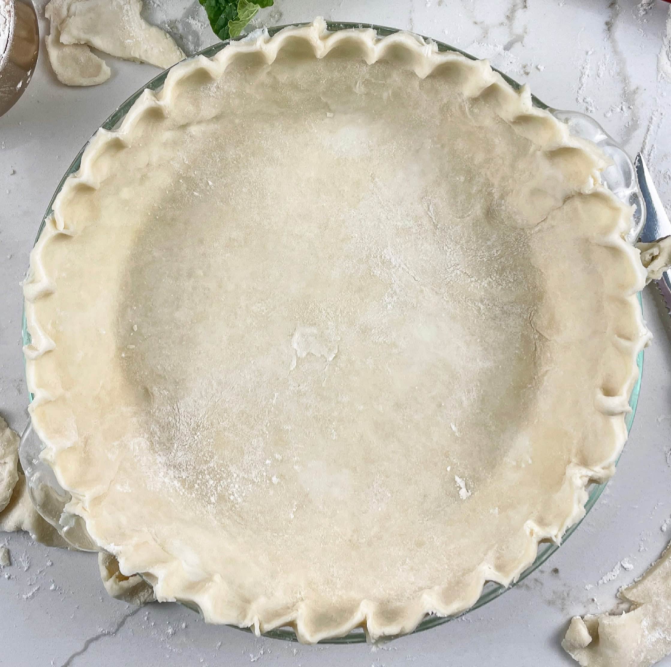 rhubarb custard pie