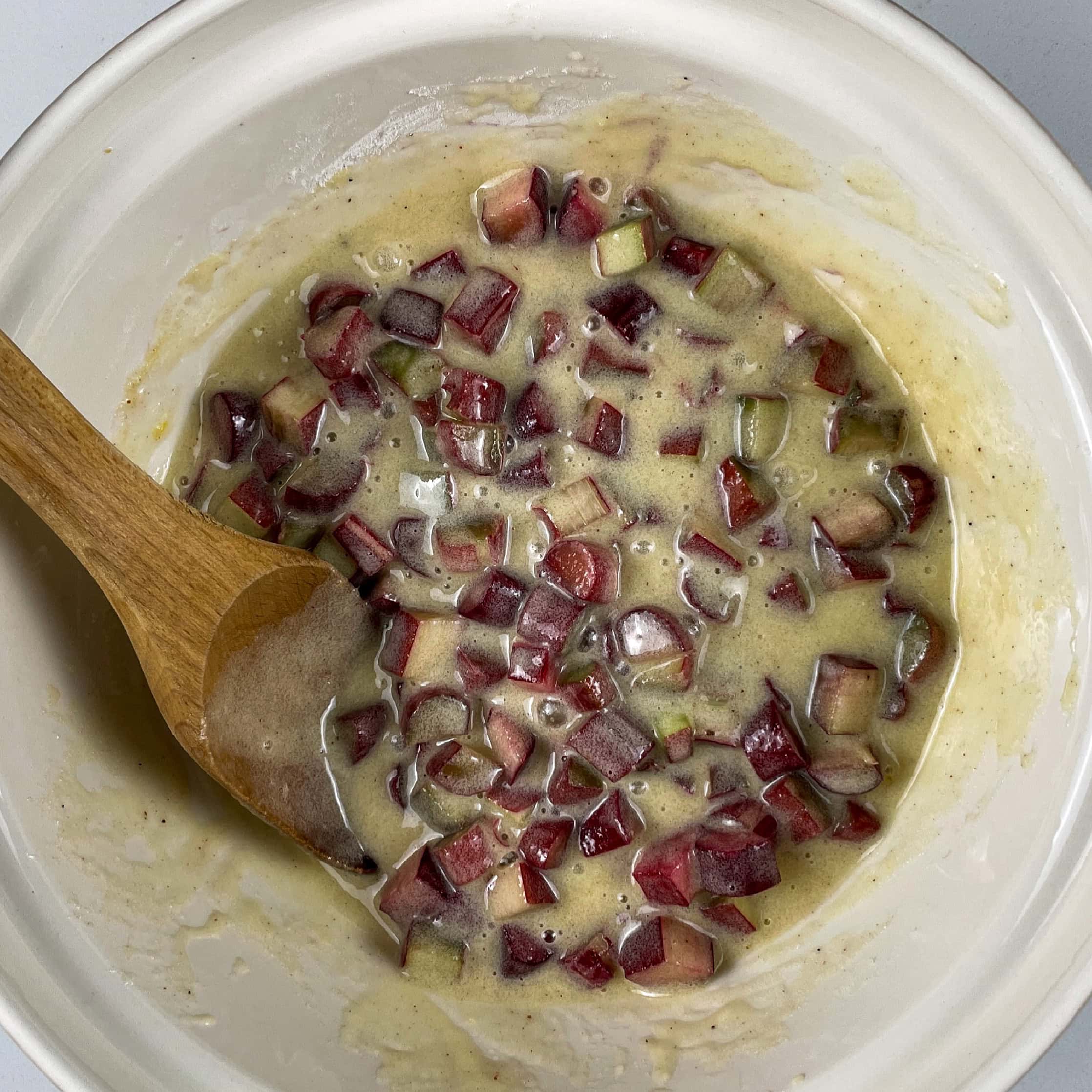 rhubarb custard pie