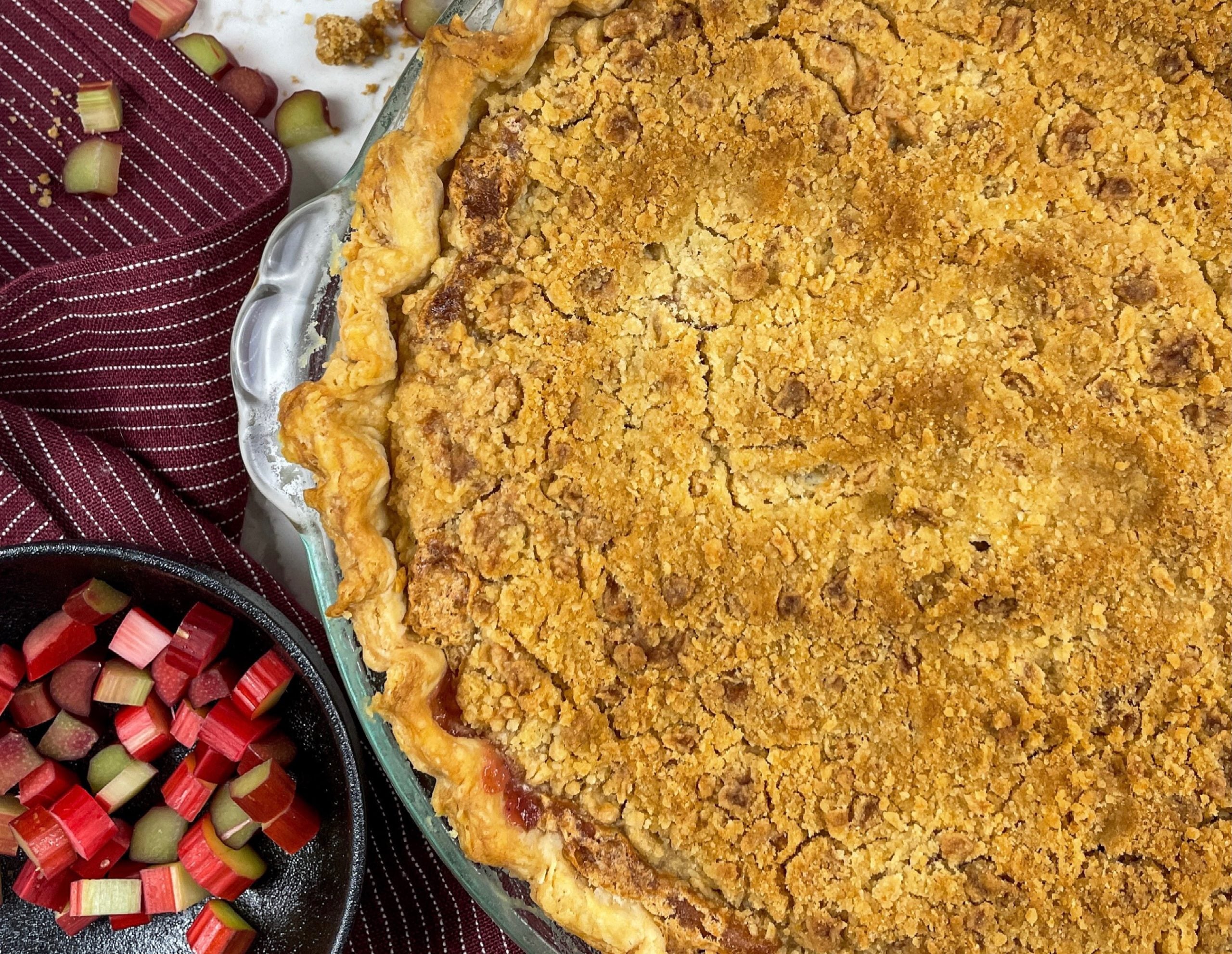 Rhubarb Custard Pie