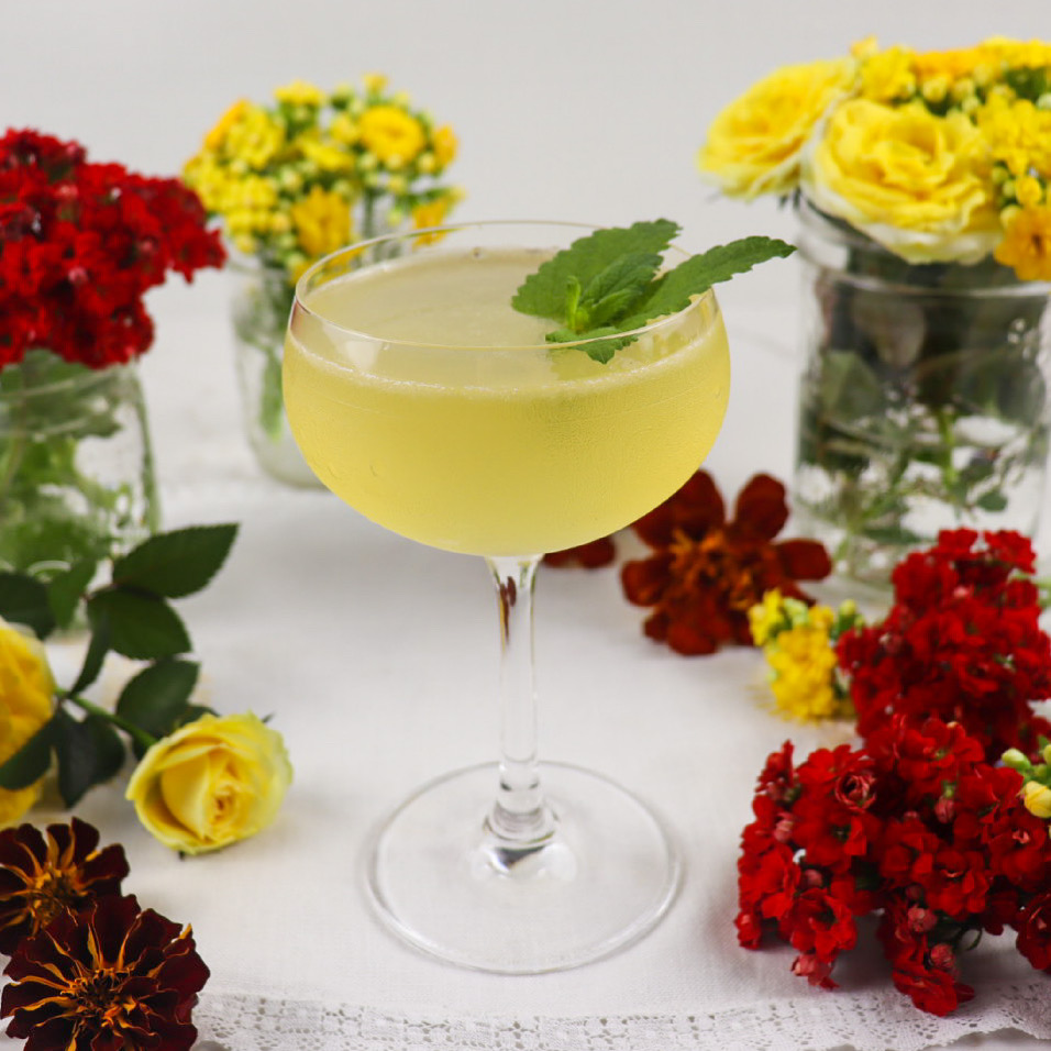 Glass of A Midsummer Cocktail