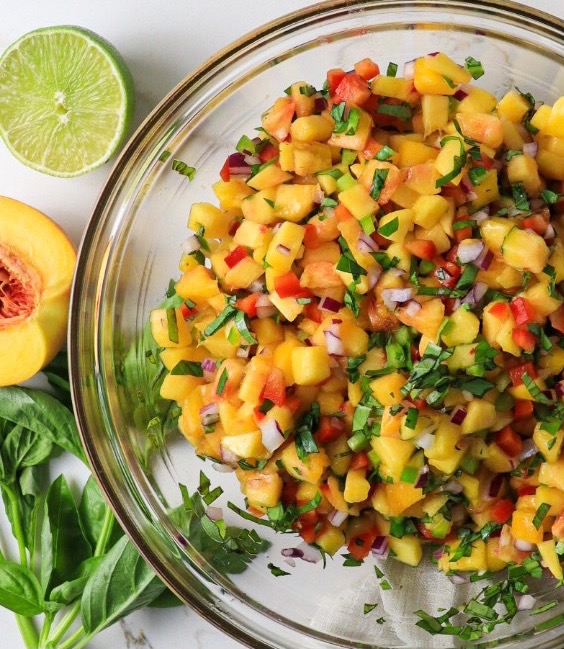 Peach salsa