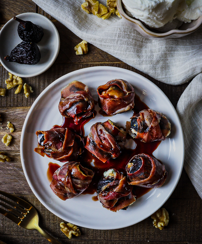 prosciutto wrapped figs