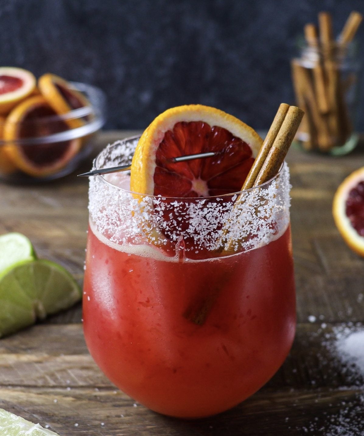 Spiced Blood Orange Margarita