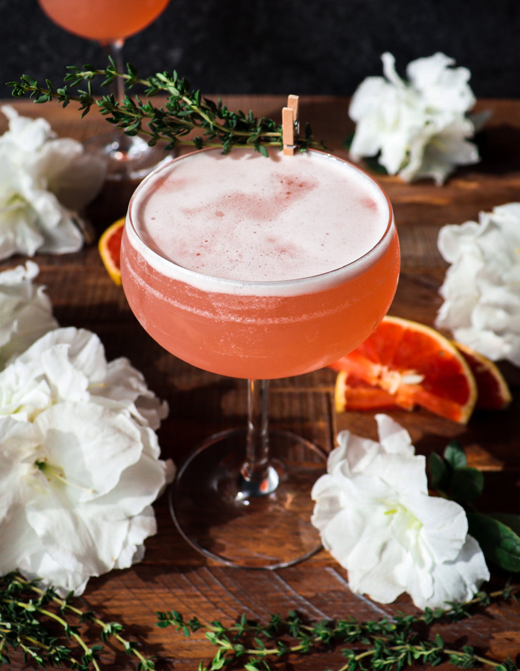 A Spring Thyme Cocktail