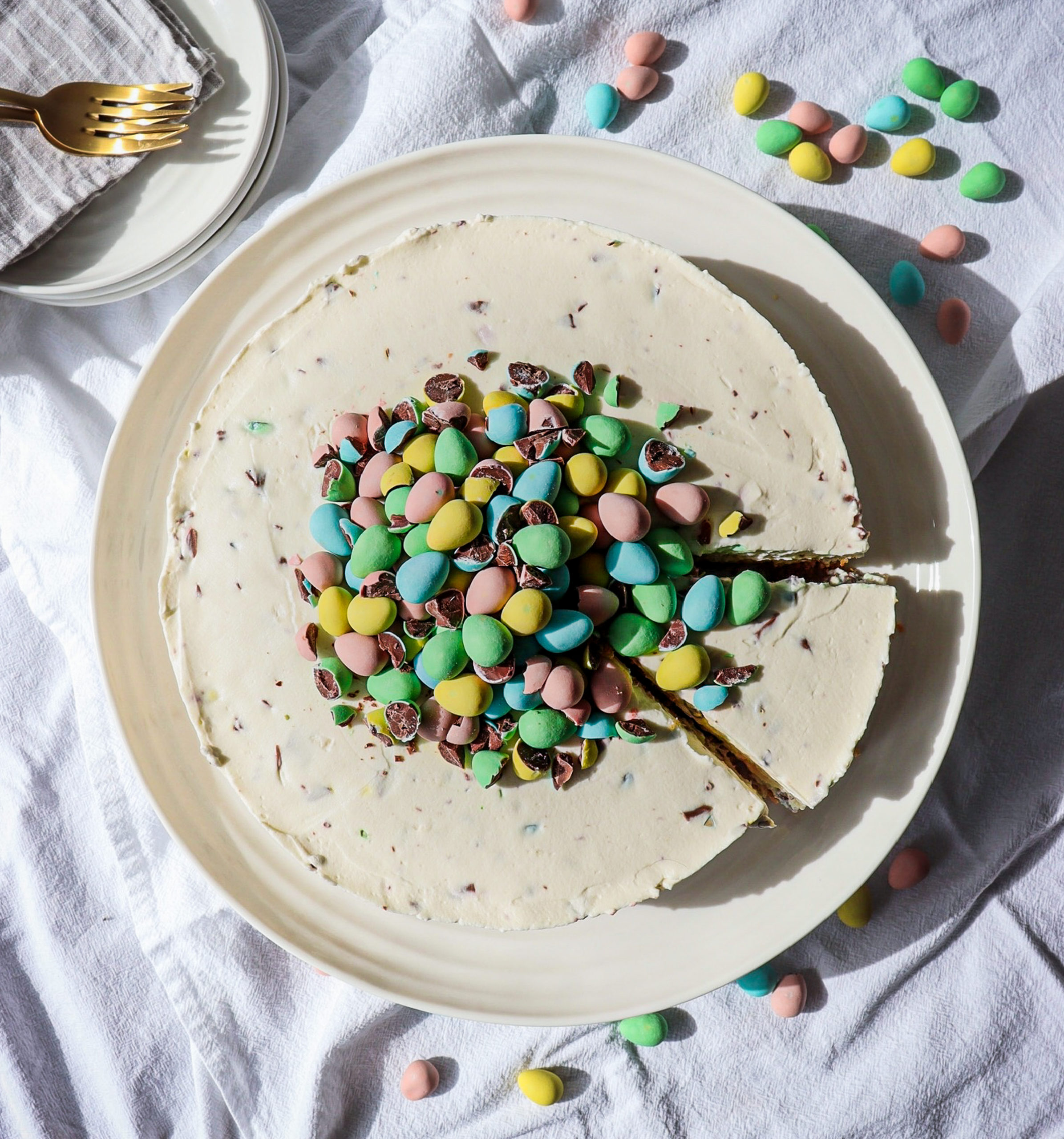 Mini Egg Cheesecake