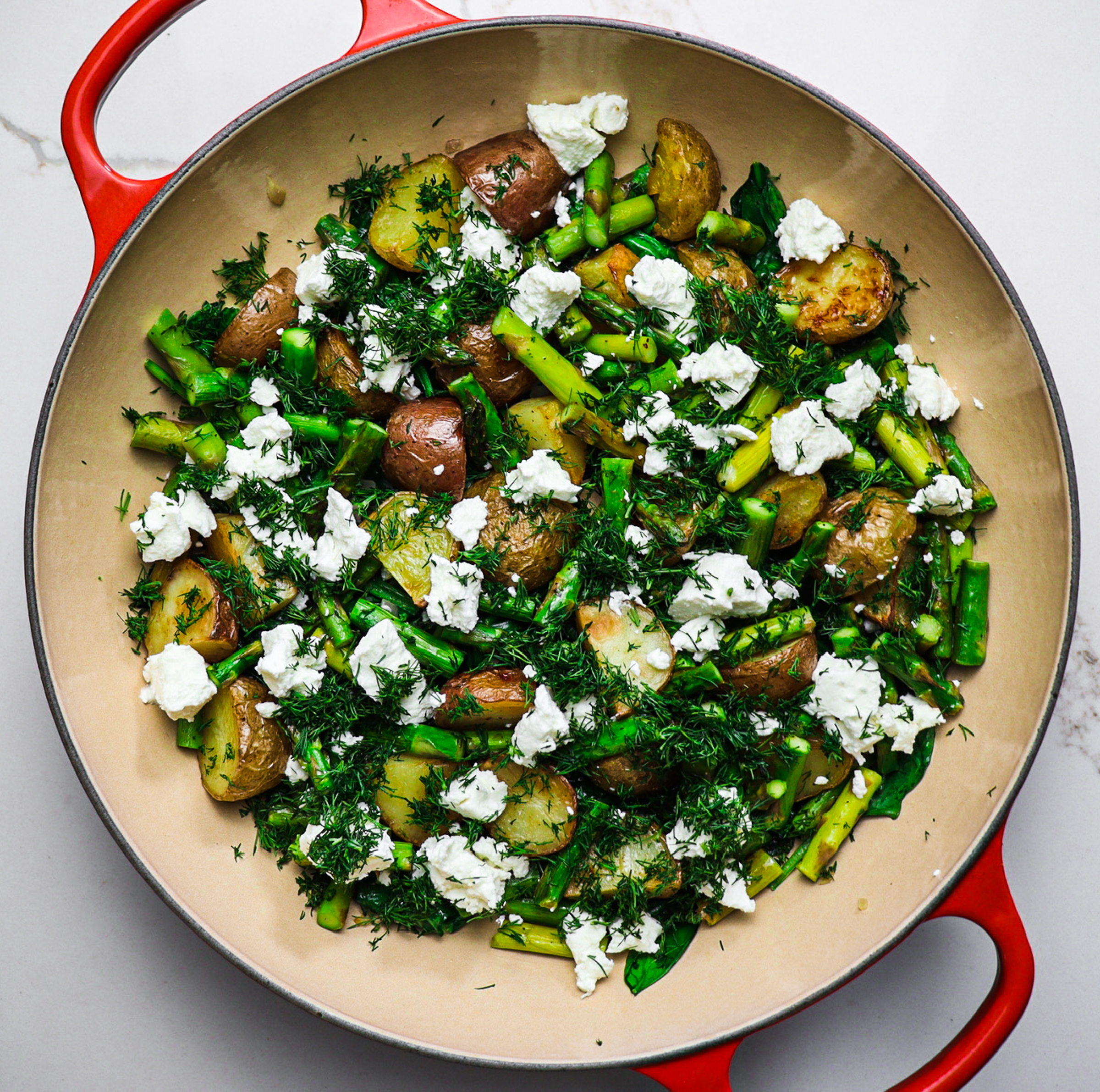 spring vegetable frittata