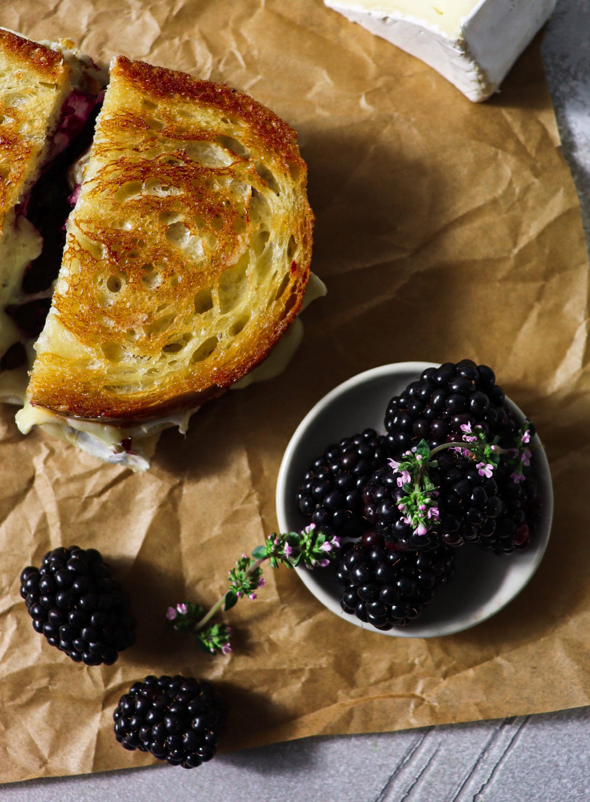 grilled brie sandwich