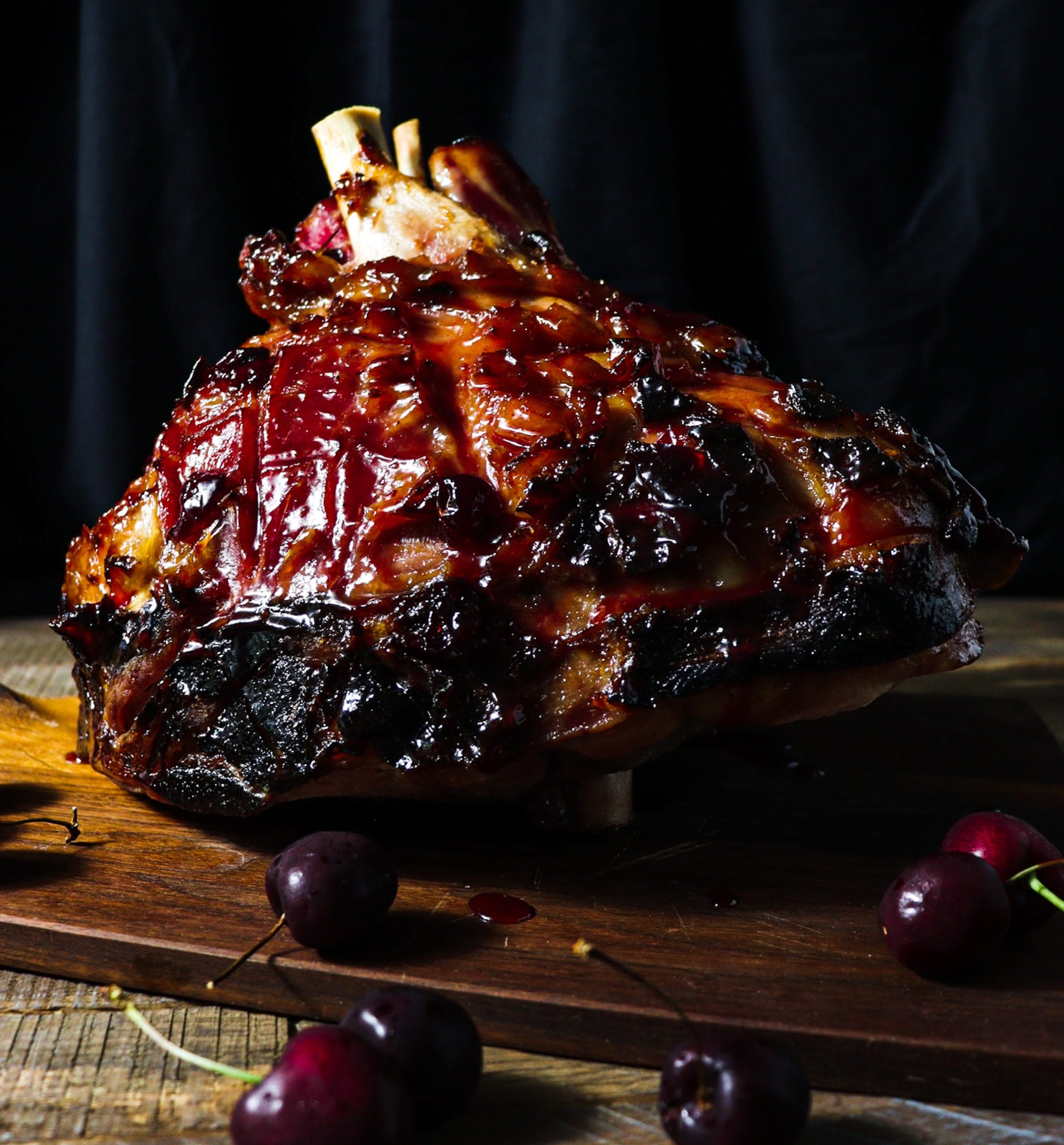 cherry glazed ham luncheon hobbit menu