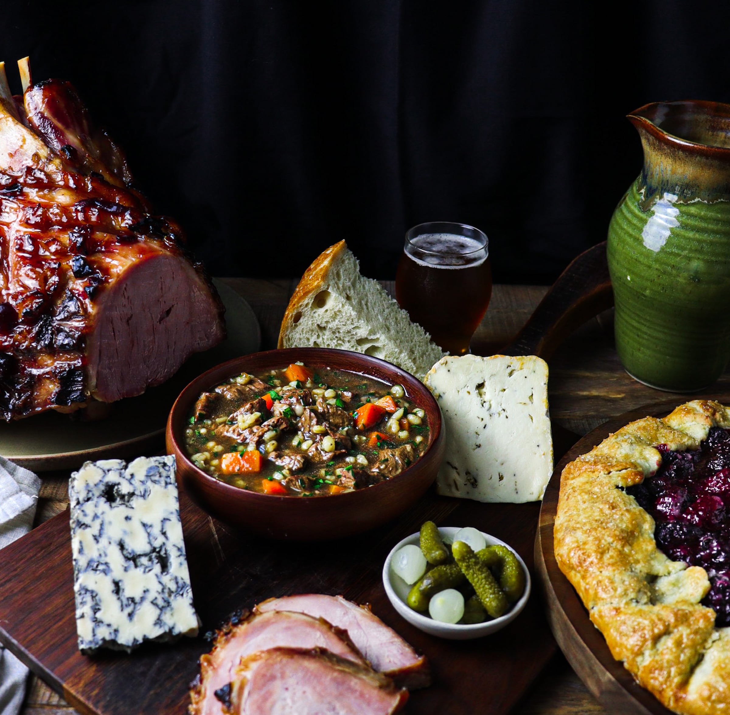 hobbit's feast luncheon featuring ploughmans lunch recipe
