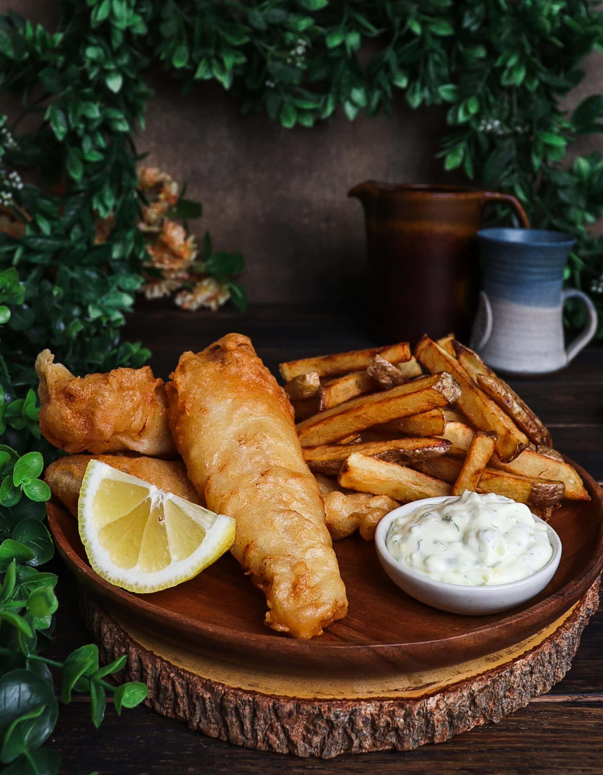 Beer-Battered Fish and Chips