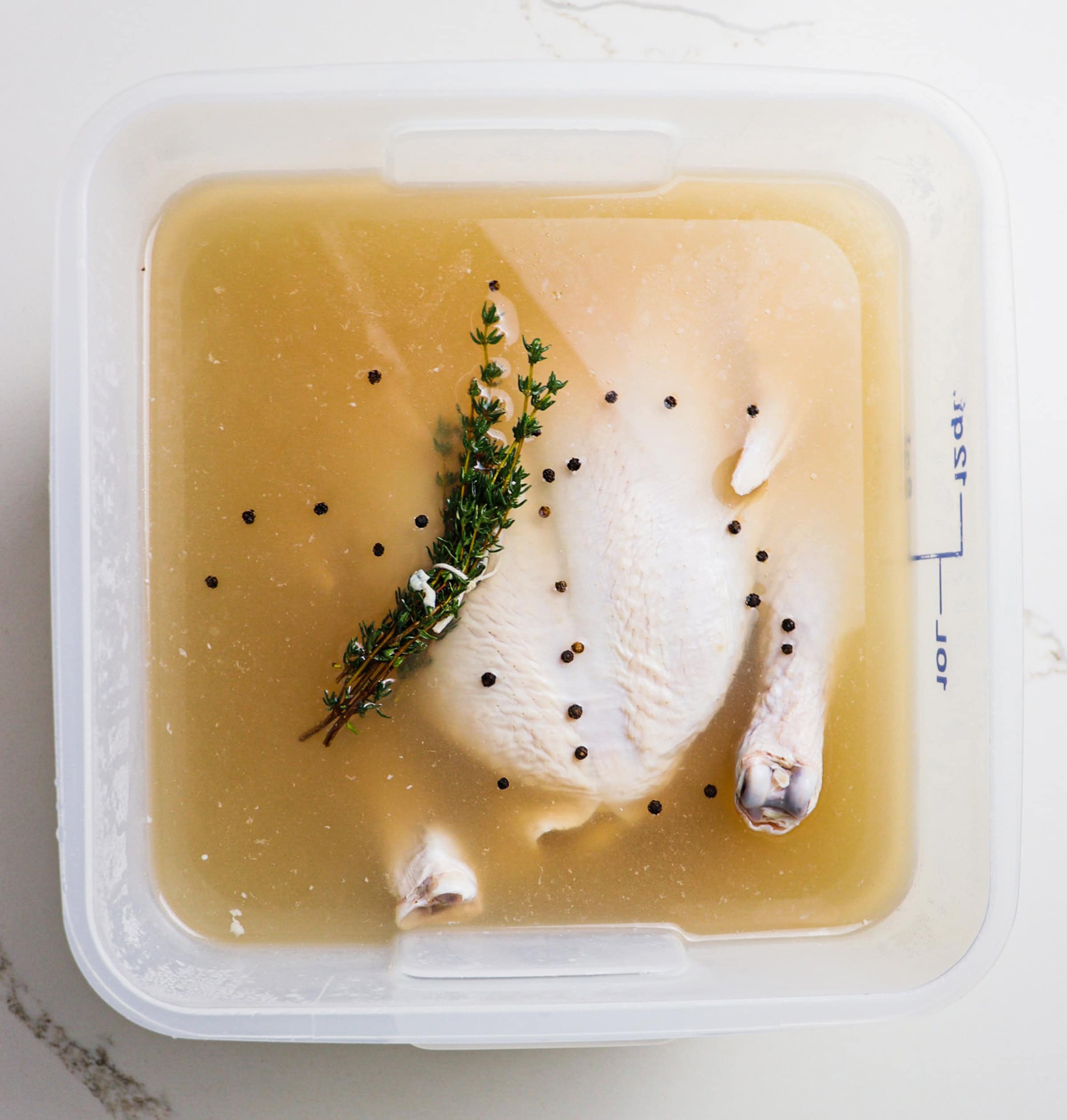 apple cider brined chicken