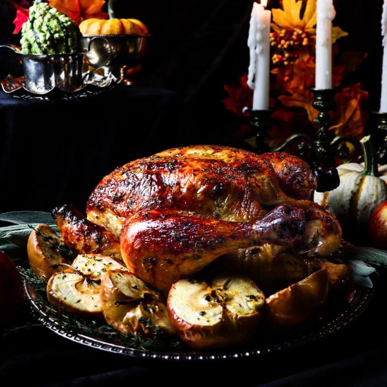 Cider Brined Roast Chicken