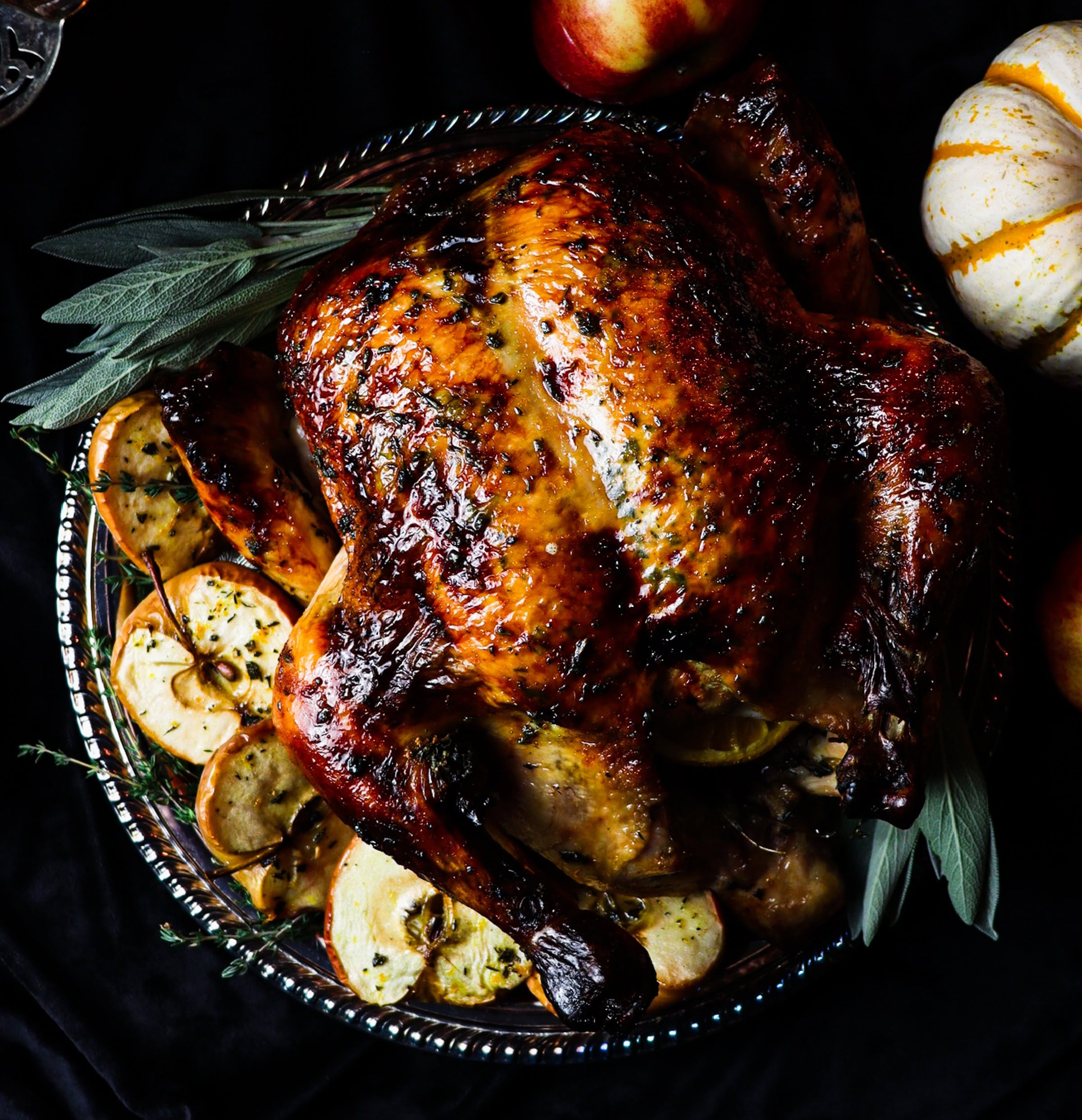 cider brined roast chicken