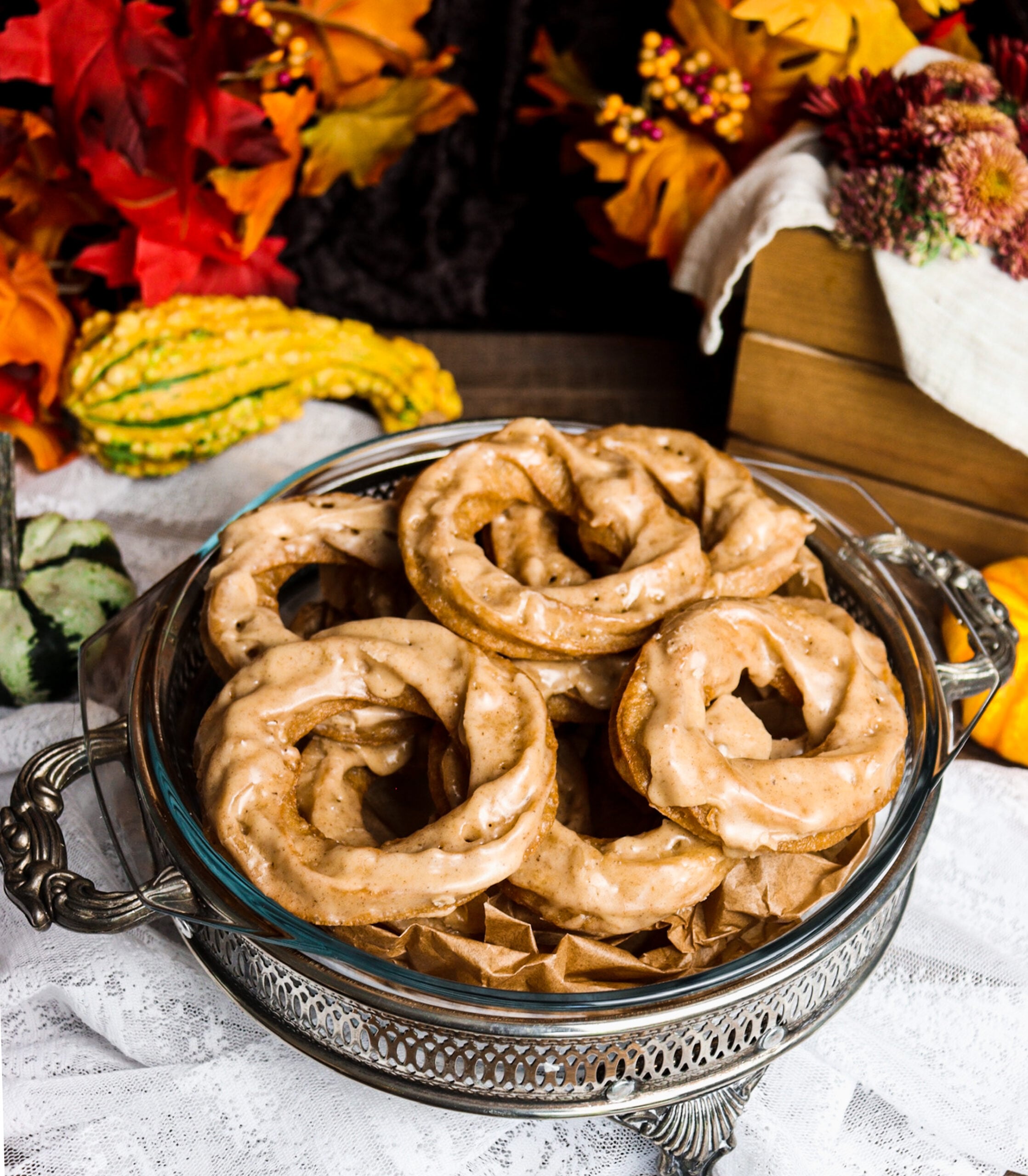 Hot Buttered Rum Glazed Cruller