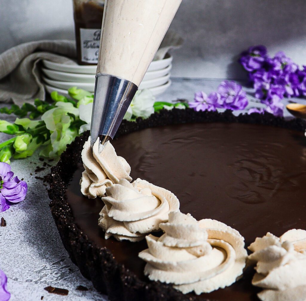 chocolate ganache dessert