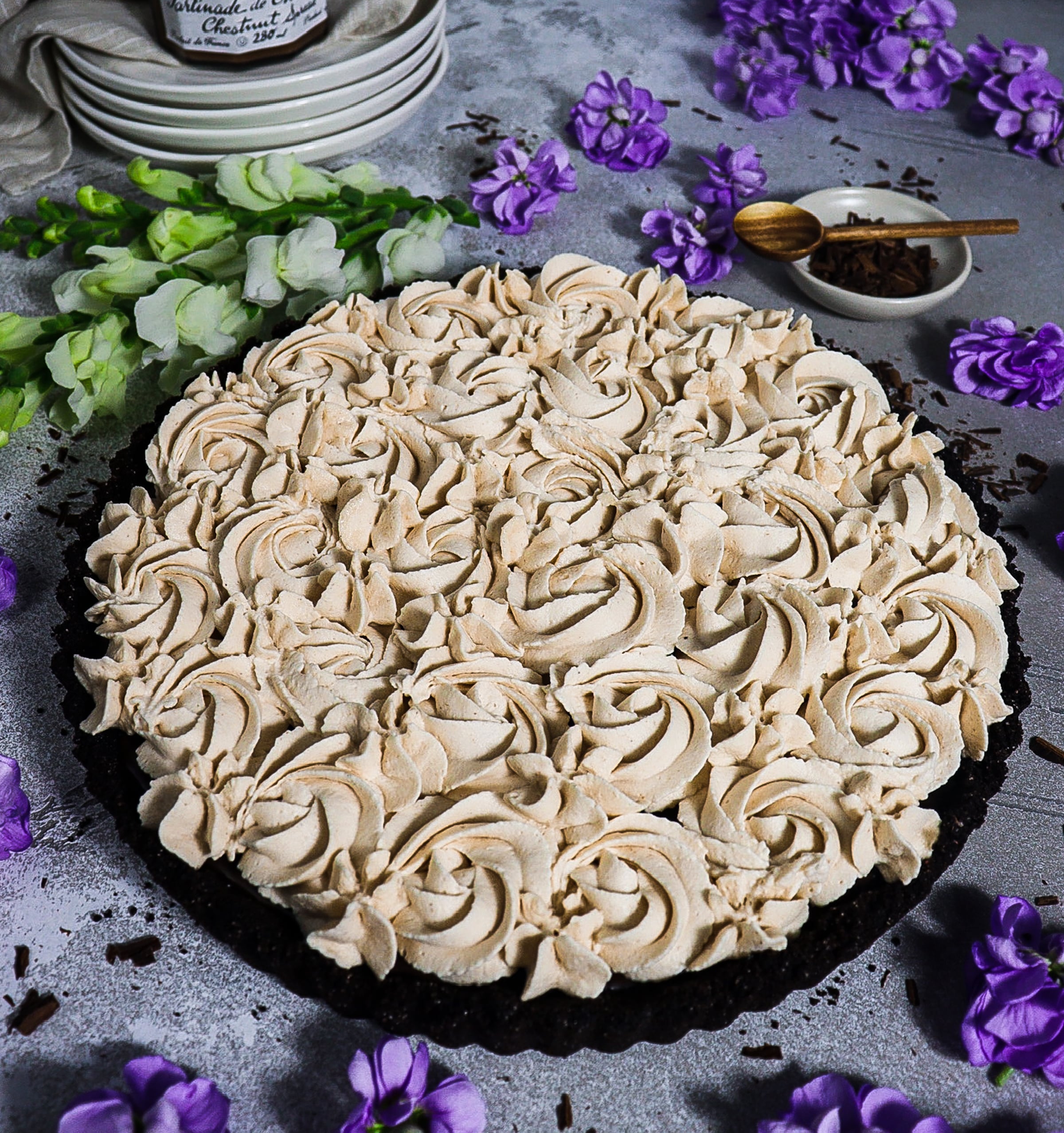 Chocolate Chestnut Tart
