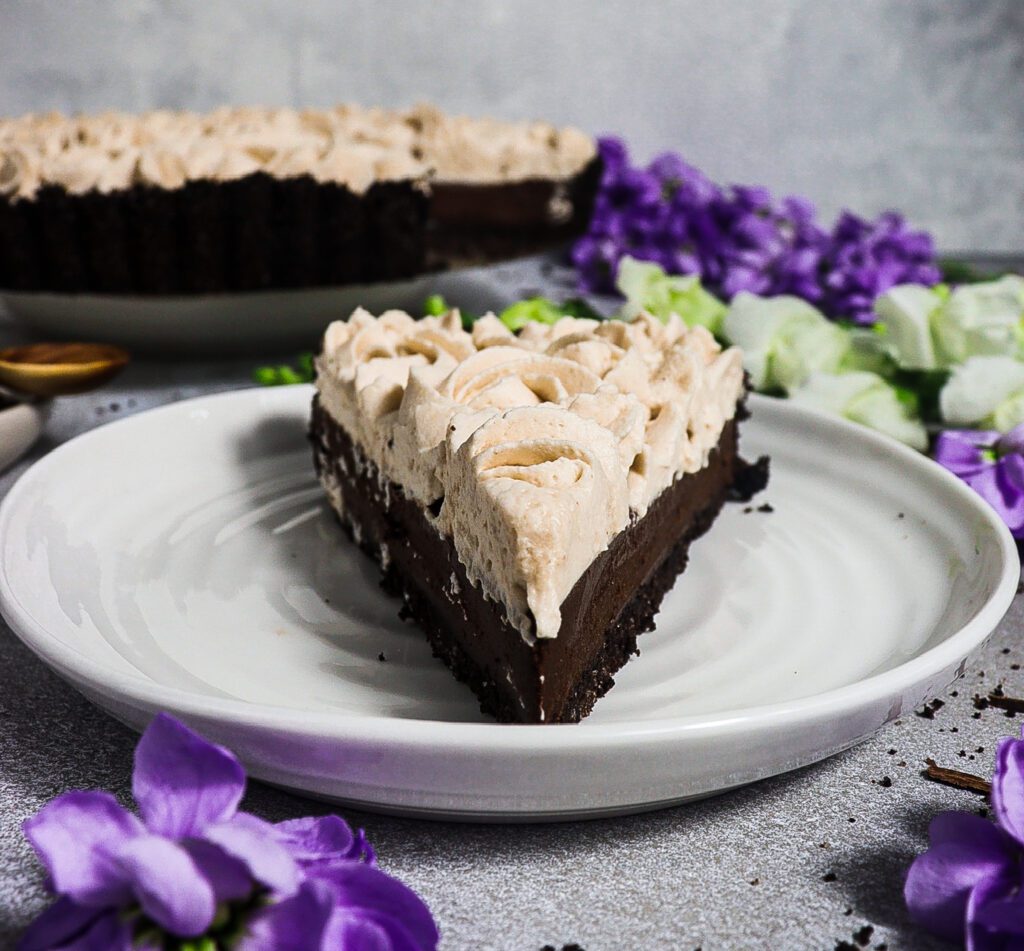 chocolate chestnut tart