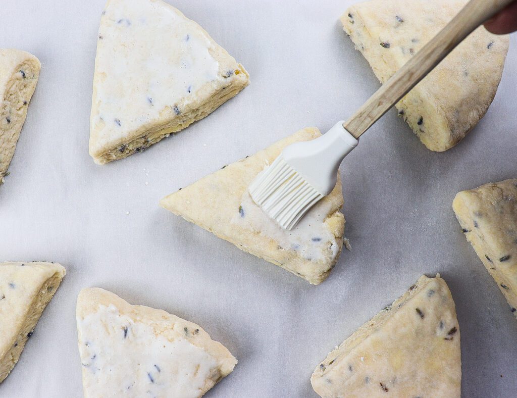 lavender cream scones