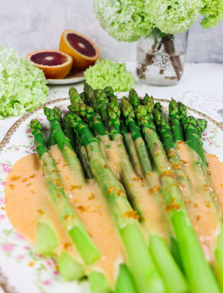 Regency food
maltaise sauce