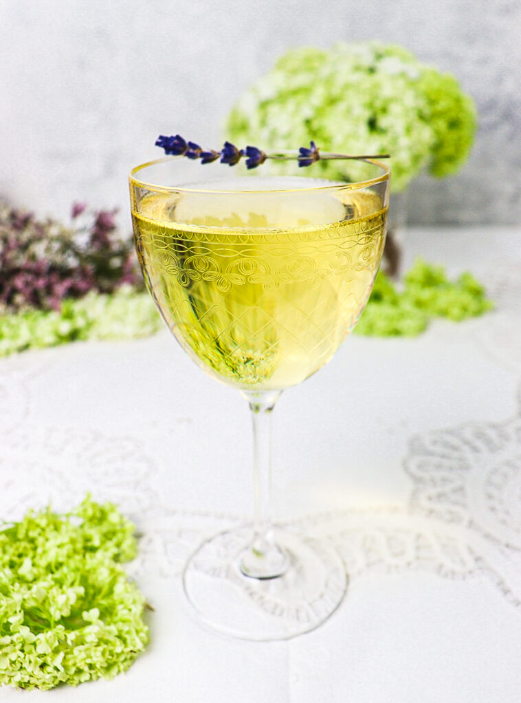 clarified milk punch
lavender earl grey