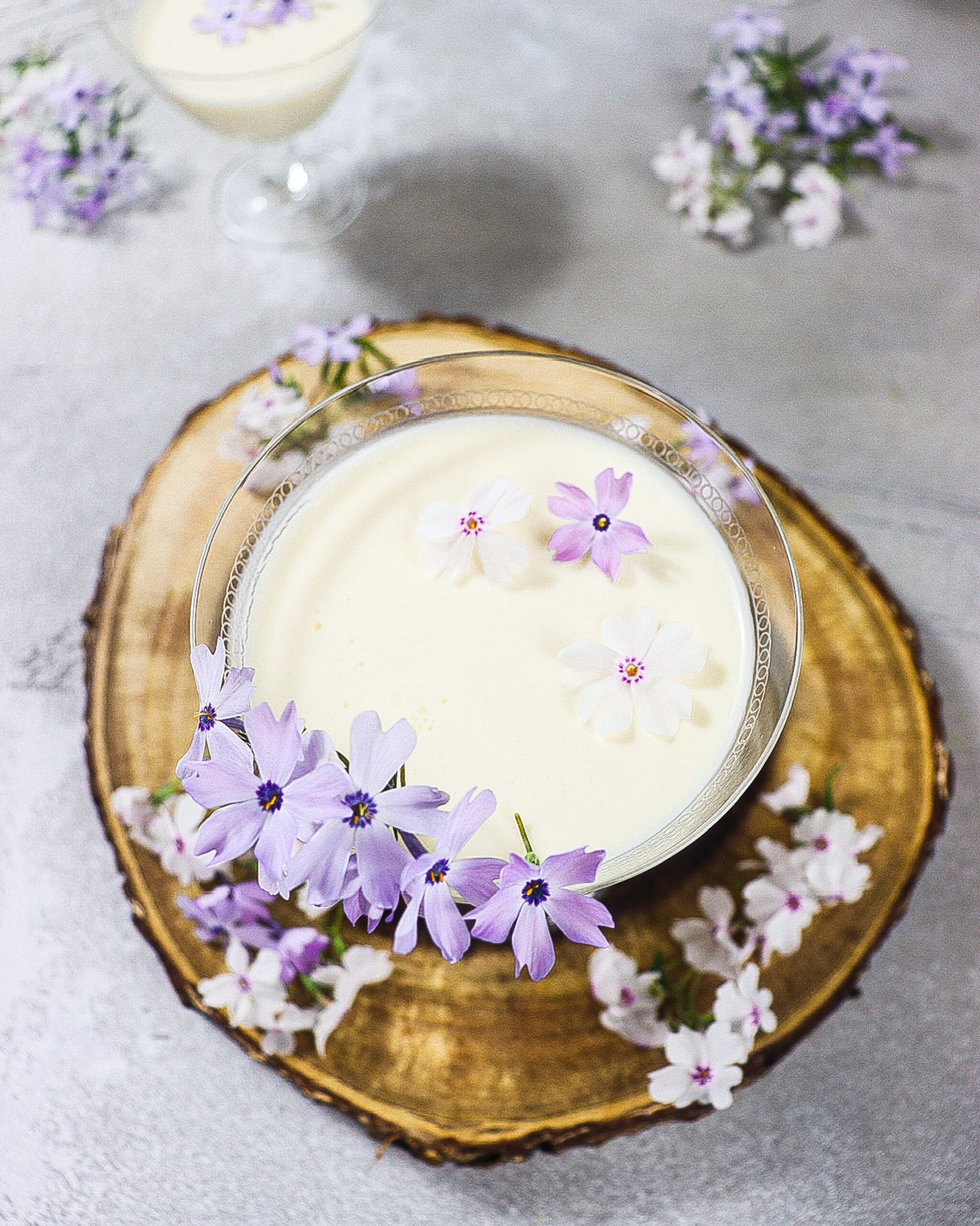 Floral Honey Posset