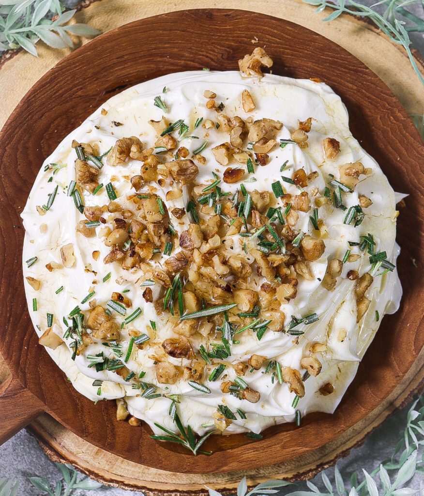 whipped ricotta with honey