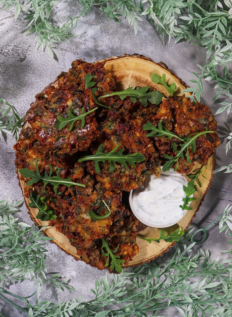 chard fritters, elven food recipes