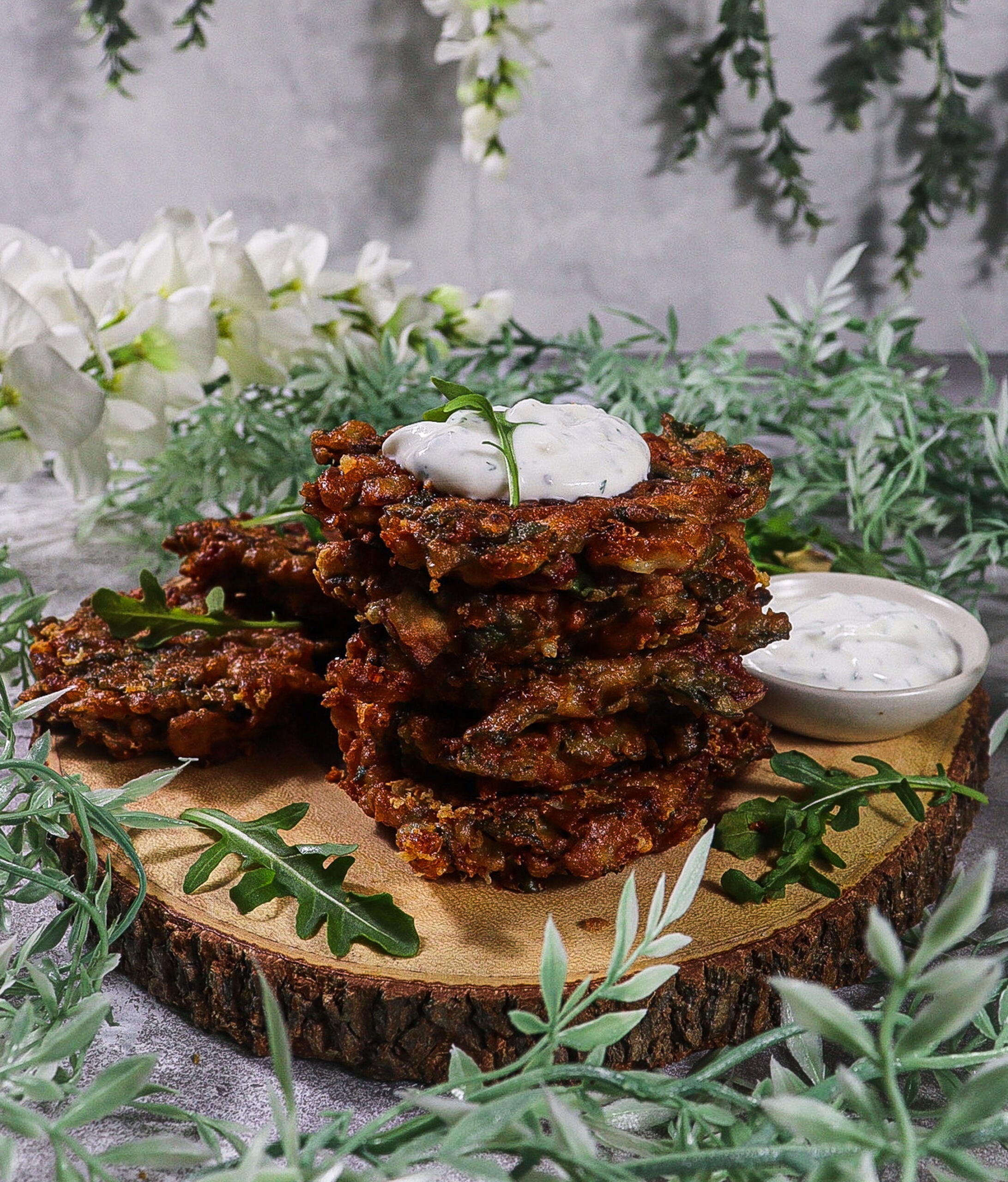 Cheesy Chard Fritters