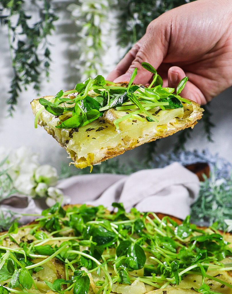 leek and potato tart, potato leek tart puff pastry, lord of the rings recipes