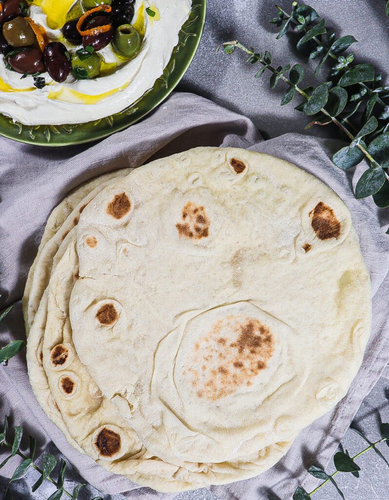 homemade greek pita bread recipe, greek mythology food, greek pita