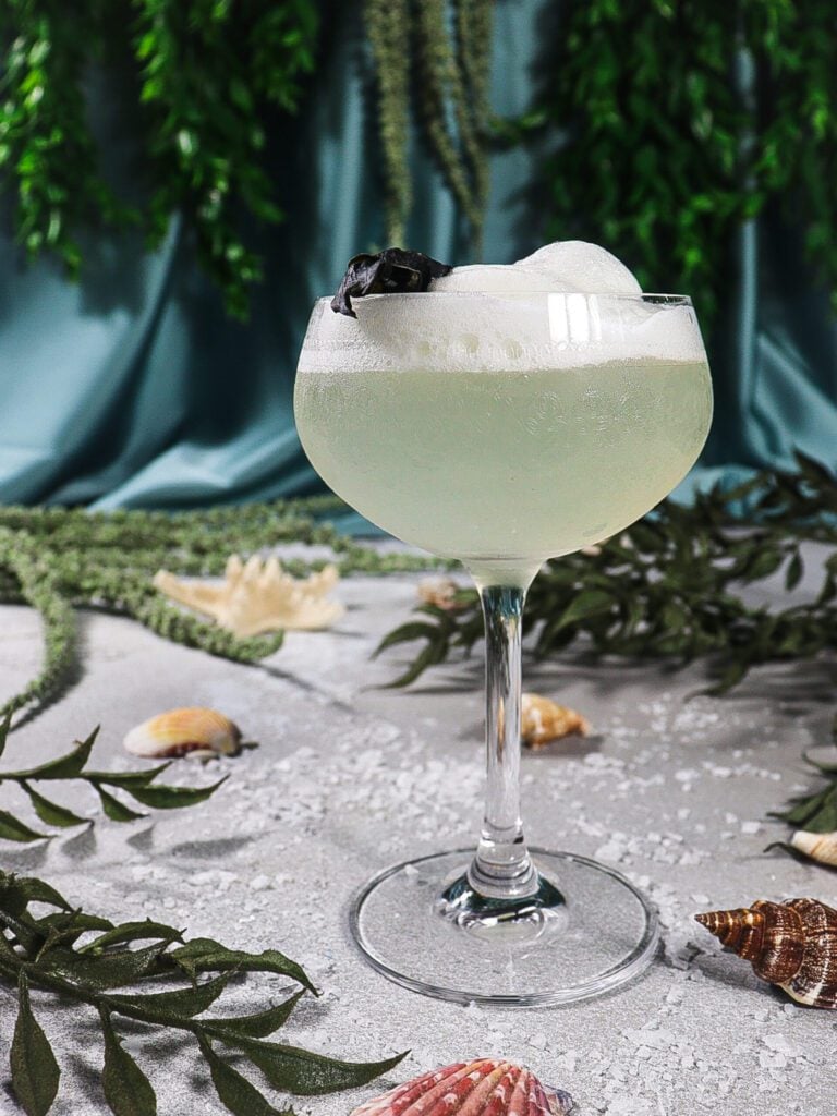 sea foam cocktail, sea salt cocktail, ancient greek sirens