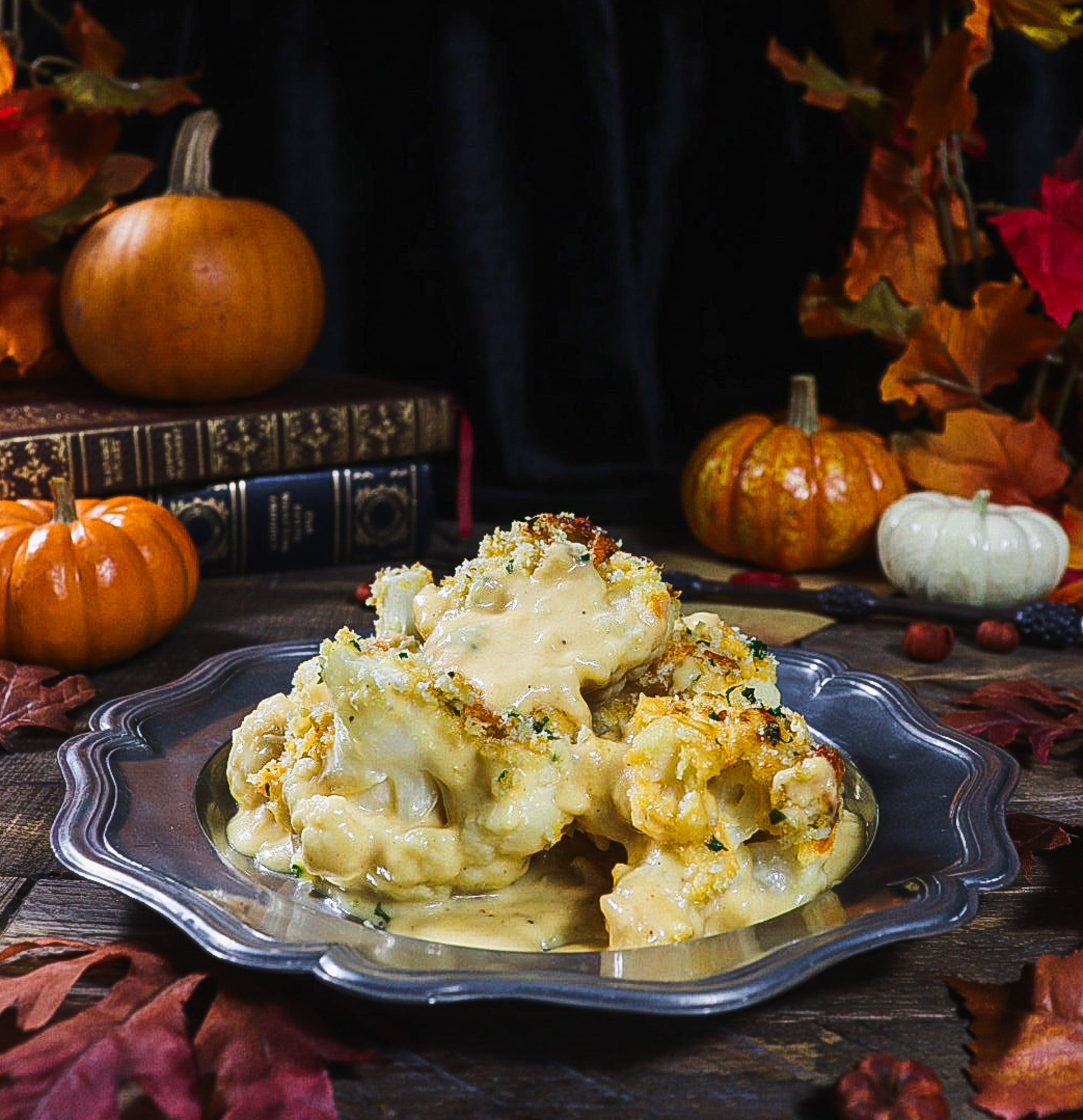 Baked Cauliflower with Cheese