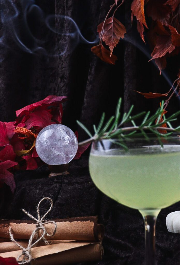 wolfsbane potion recipe, how to make wolfsbane potion, harry potter themed cocktail