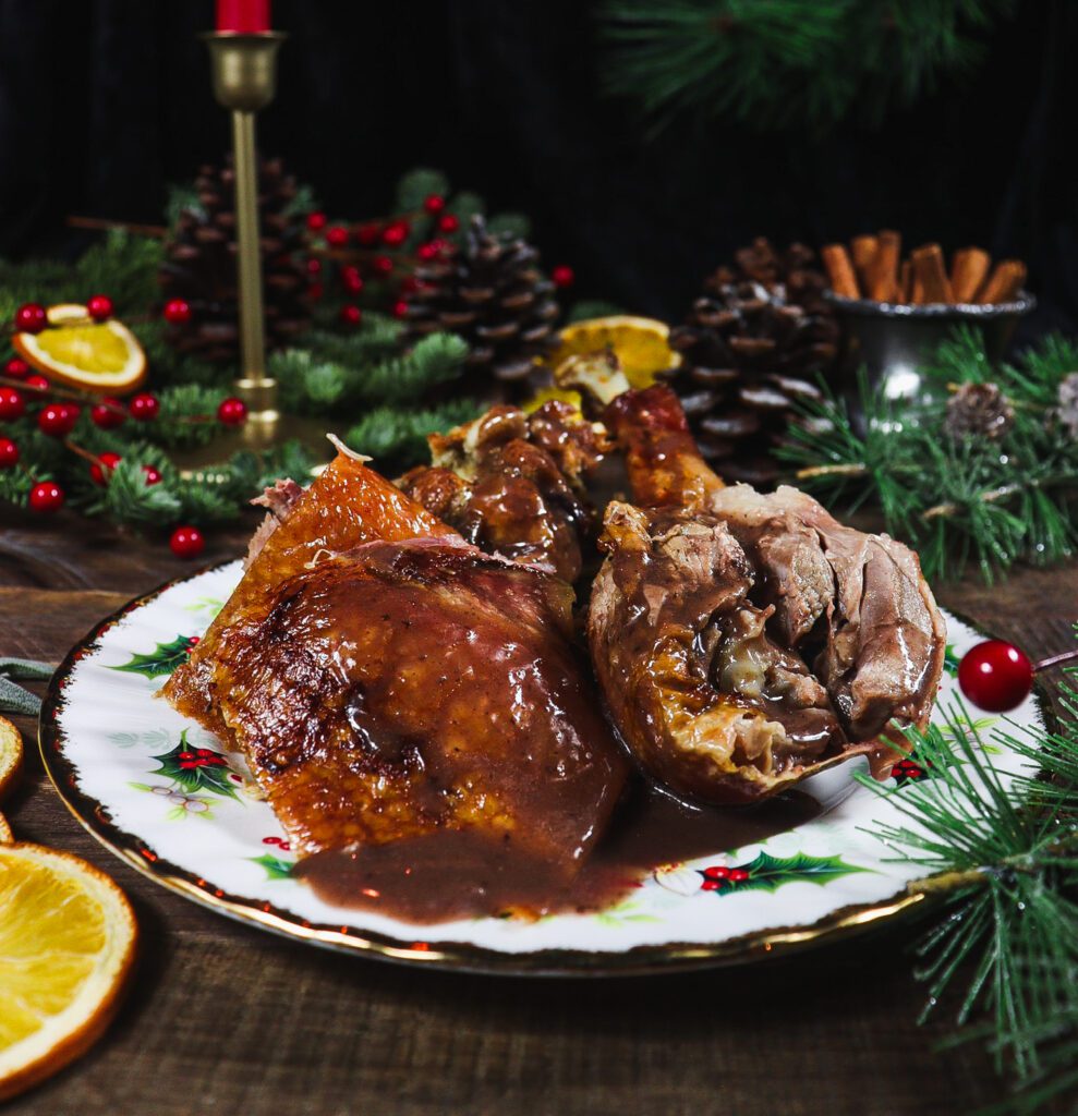 port wine gravy, christmas roast goose, victorian christmas food
