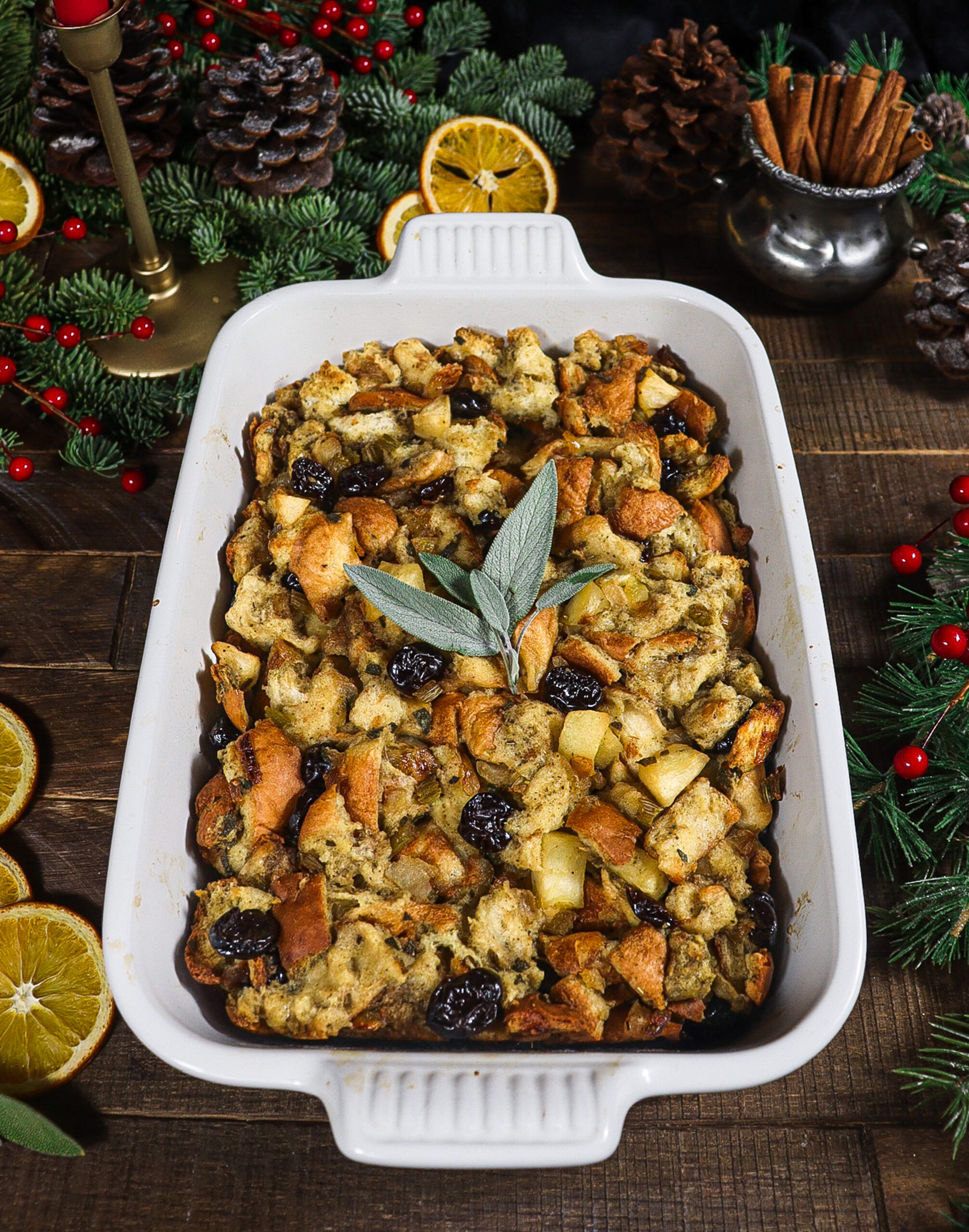 Brandied Cherry and Apple Stuffing