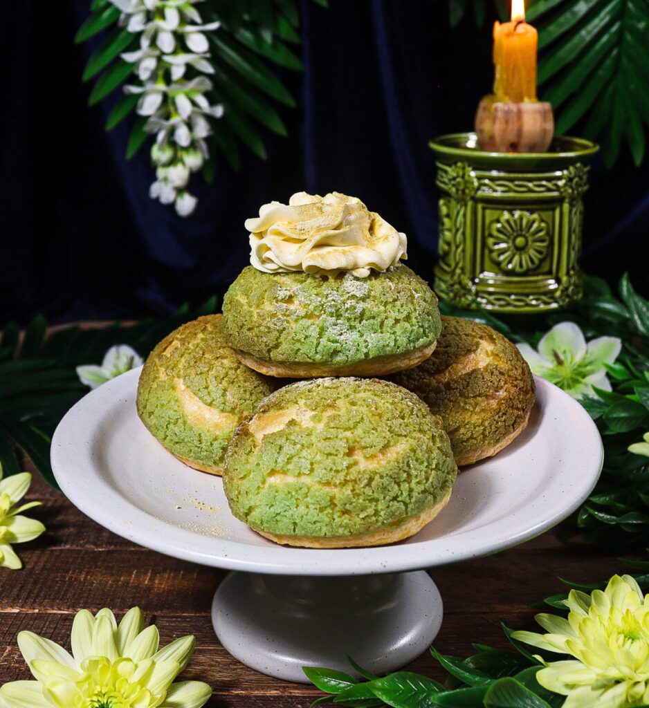 passionfruit cream puffs, cream puff pastry recipe, disney movie inspired food