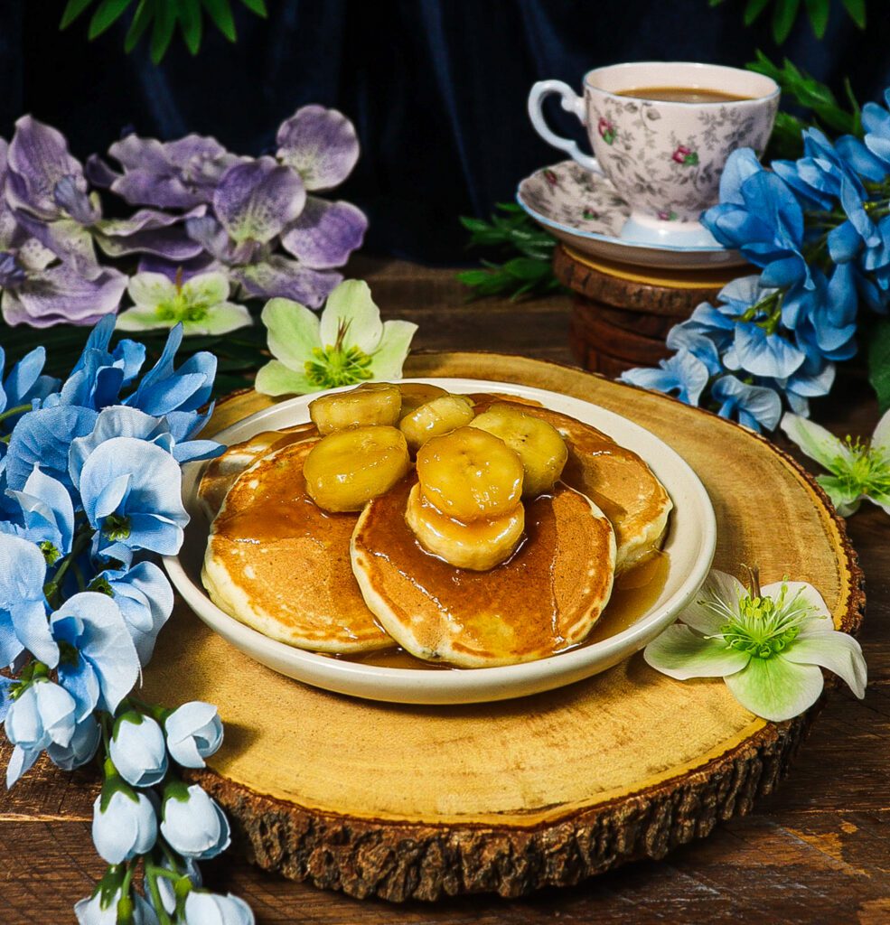 banana pikelets, peter pan themed food, easy pikelet recipe