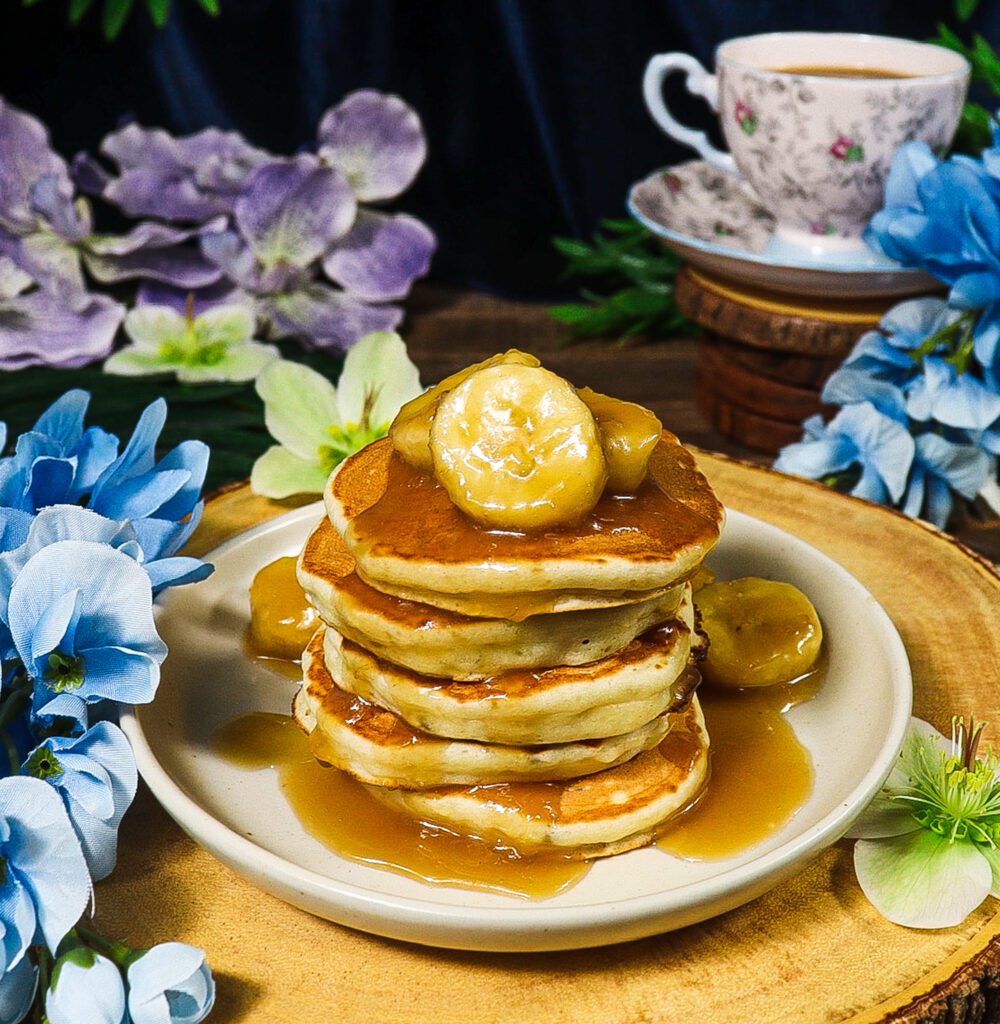 banana pikelets, easy pikelet recipe, peter pan themed party food
