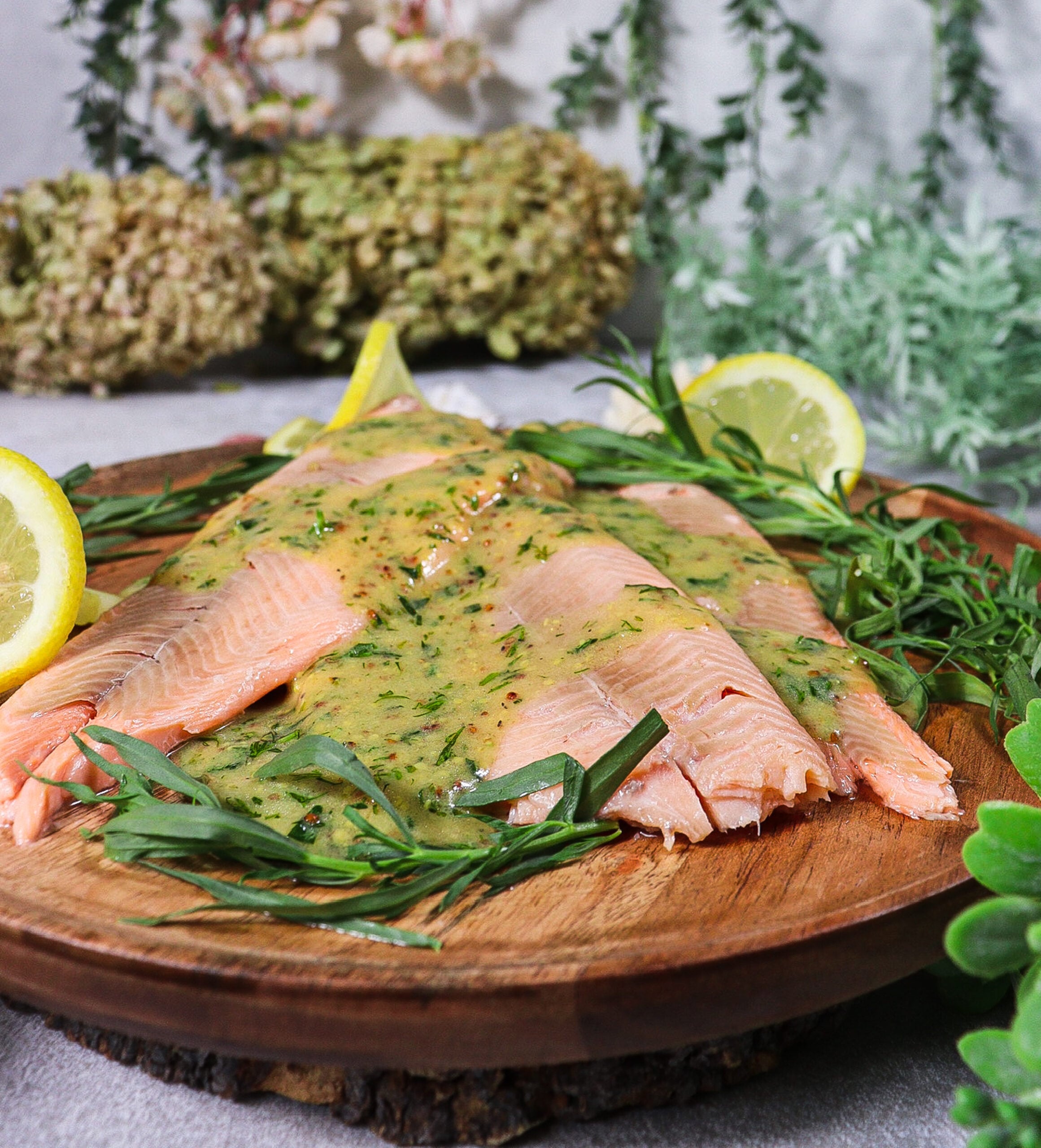 Njord’s Salt Baked Fish with Mustard Tarragon Sauce
