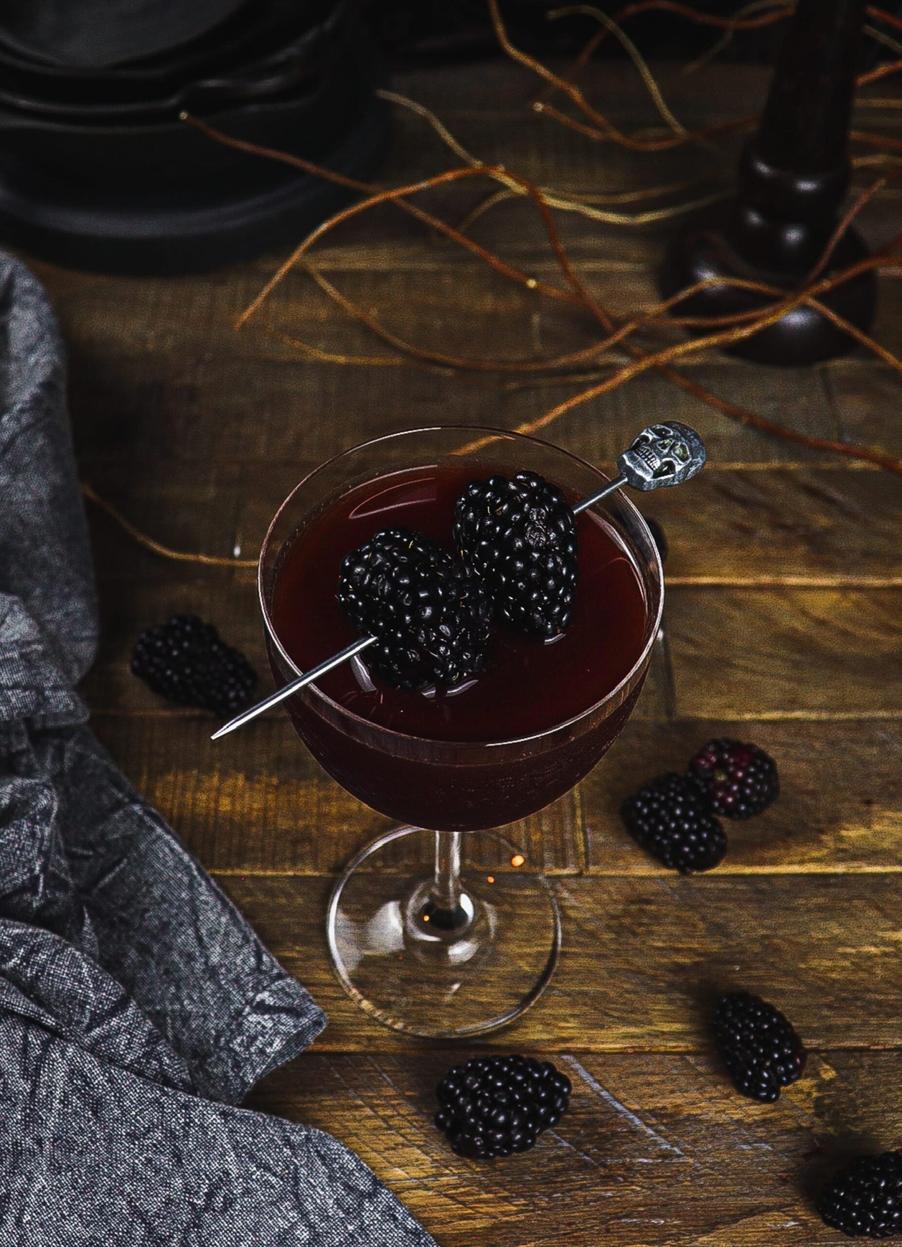 Blackberry cocktail recipe inspired by literature