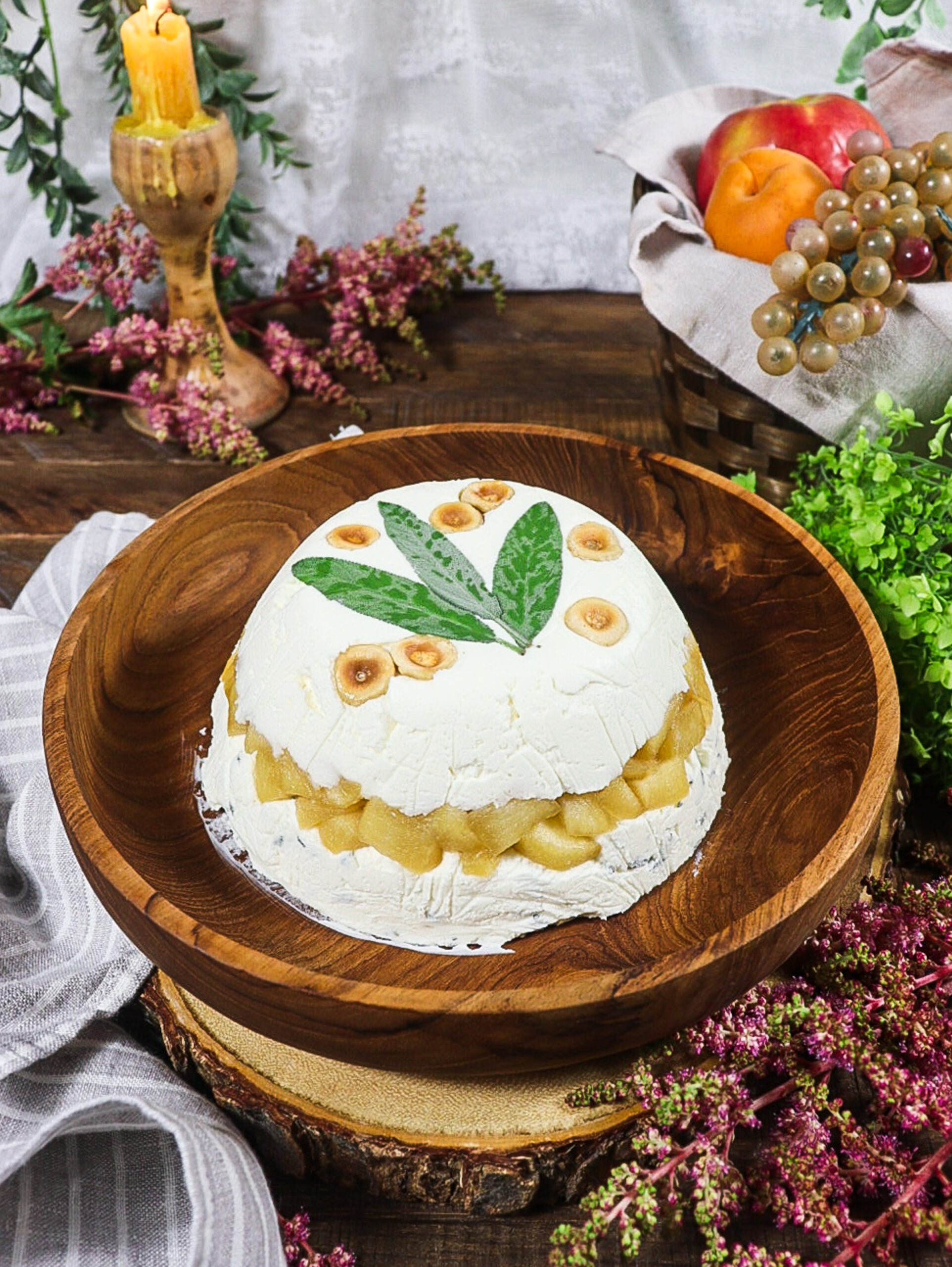 Apple and Sage Goat Cheese Terrine