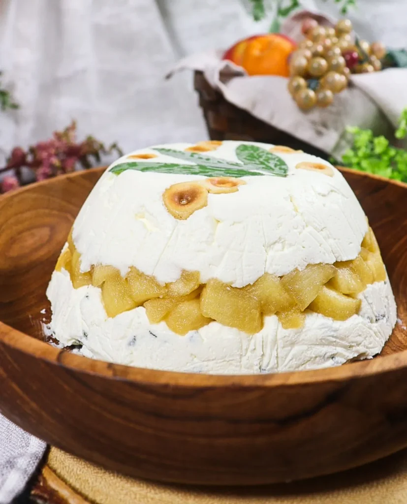 apple and goat cheese appetizer, redwall recipes