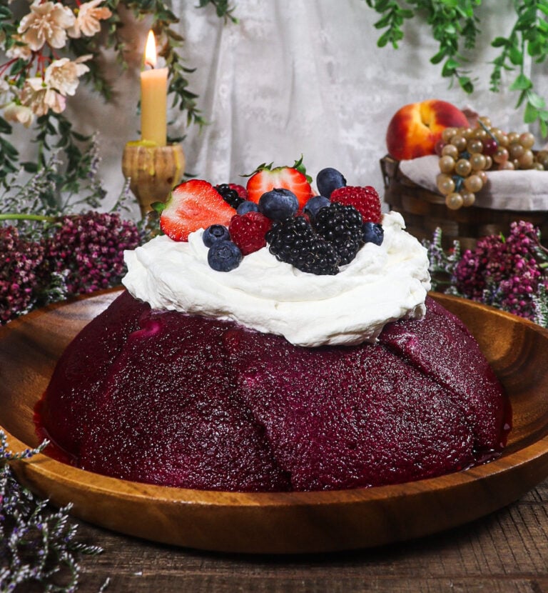 Summer Pudding with Meadowsweet Cream