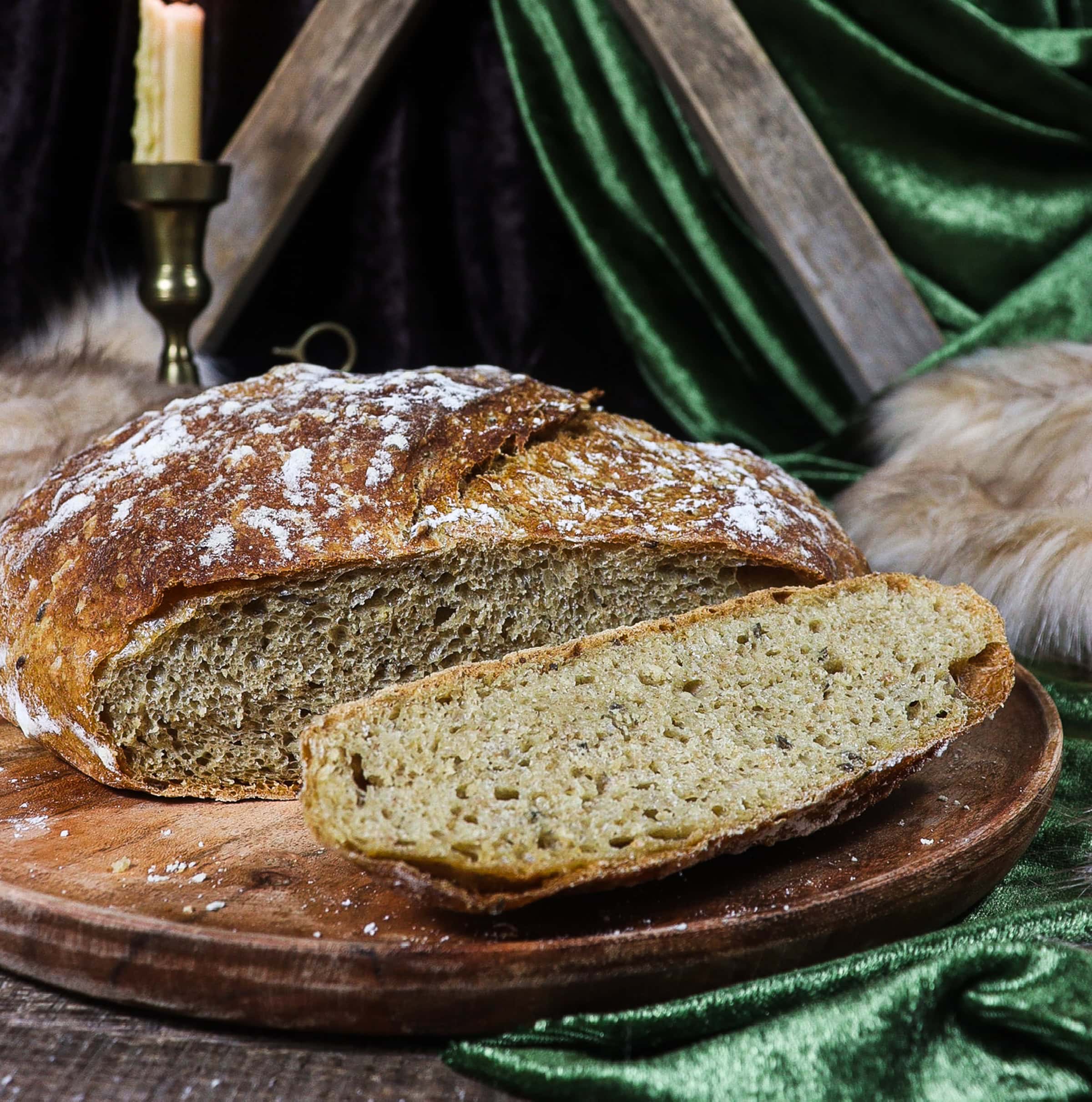 no knead rye bread dutch oven