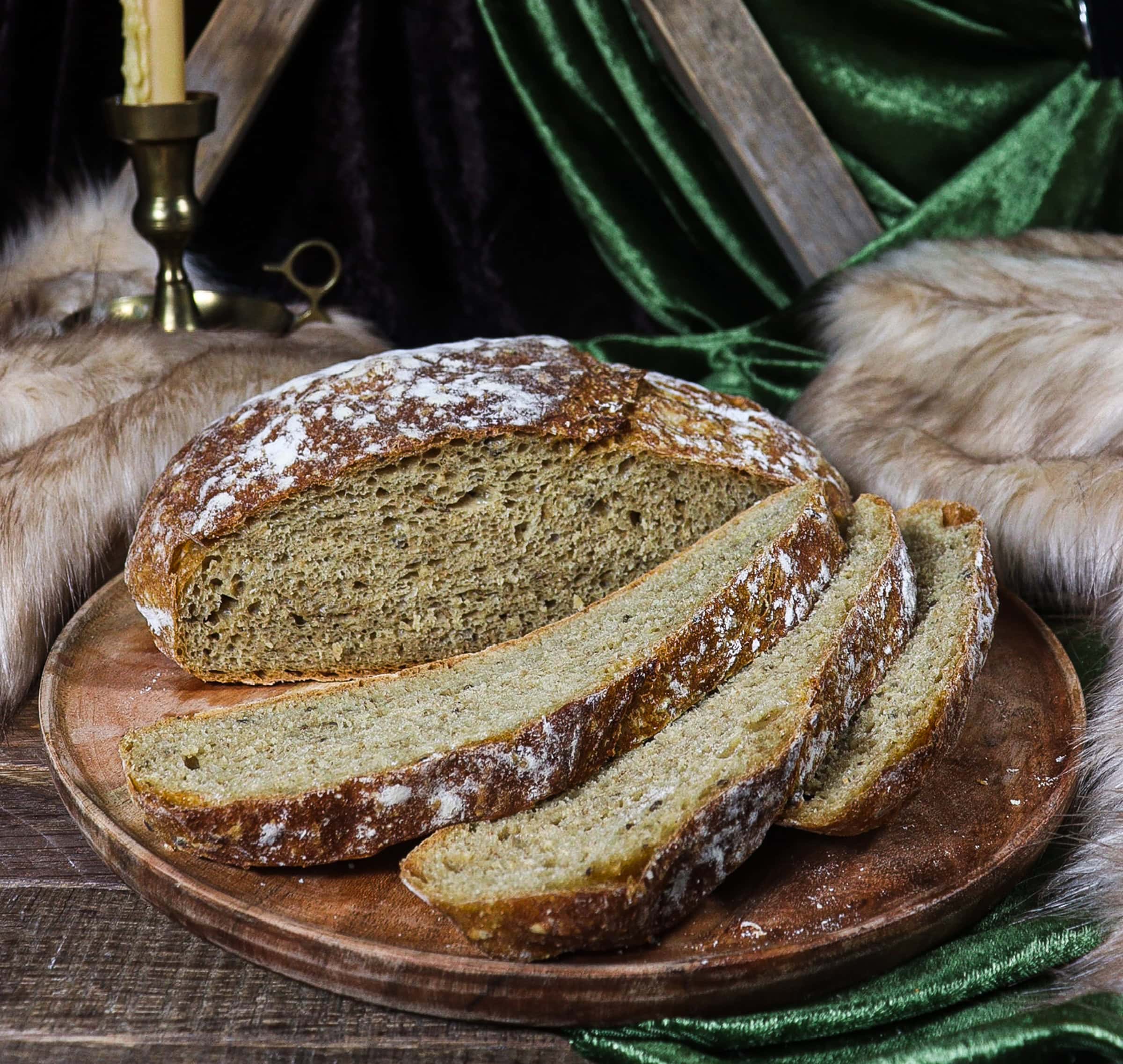 no knead rye bread