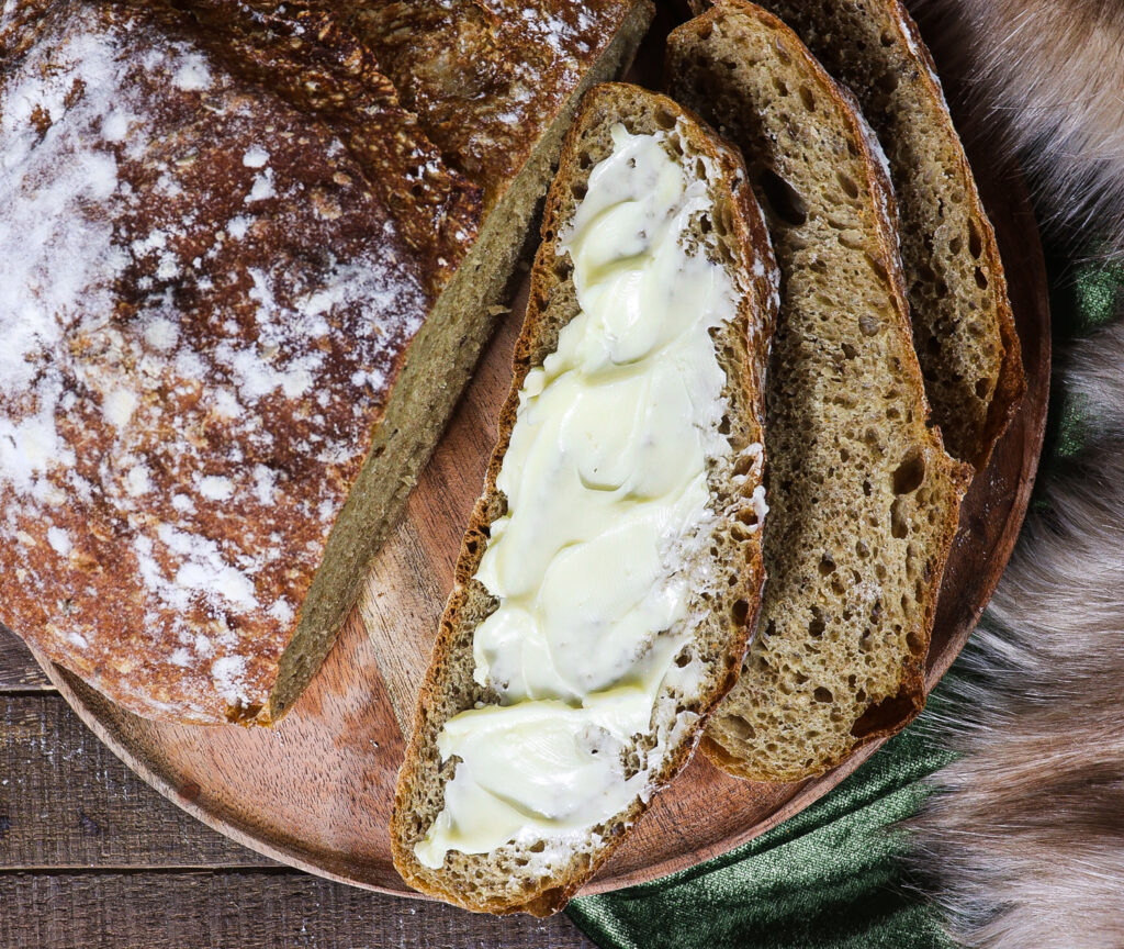 no knead rye bread