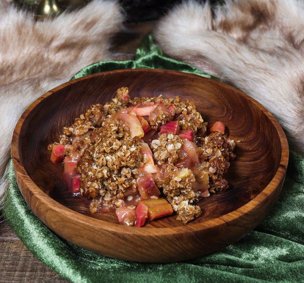 rhubarb apple crisp recipes, lord of the rings food recipes