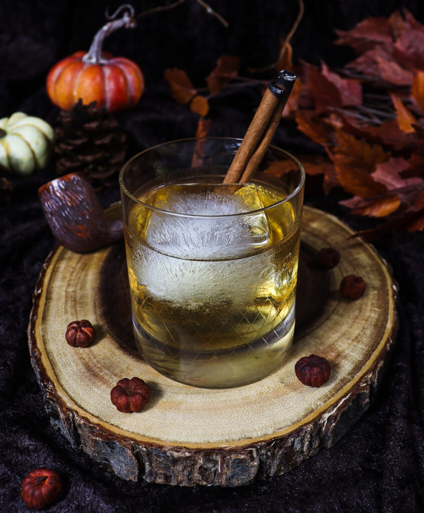cinnamon smoked old fashioned, lord of the rings cocktails