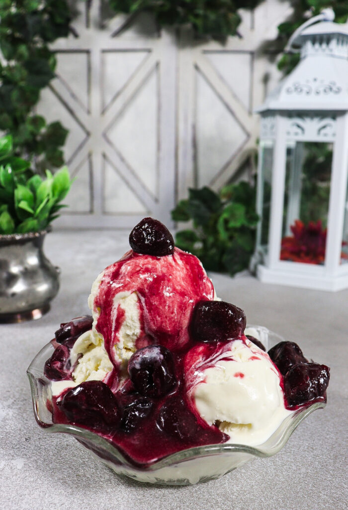 cherries jubilee with amaretto ice cream, murder mystery dinner recipes