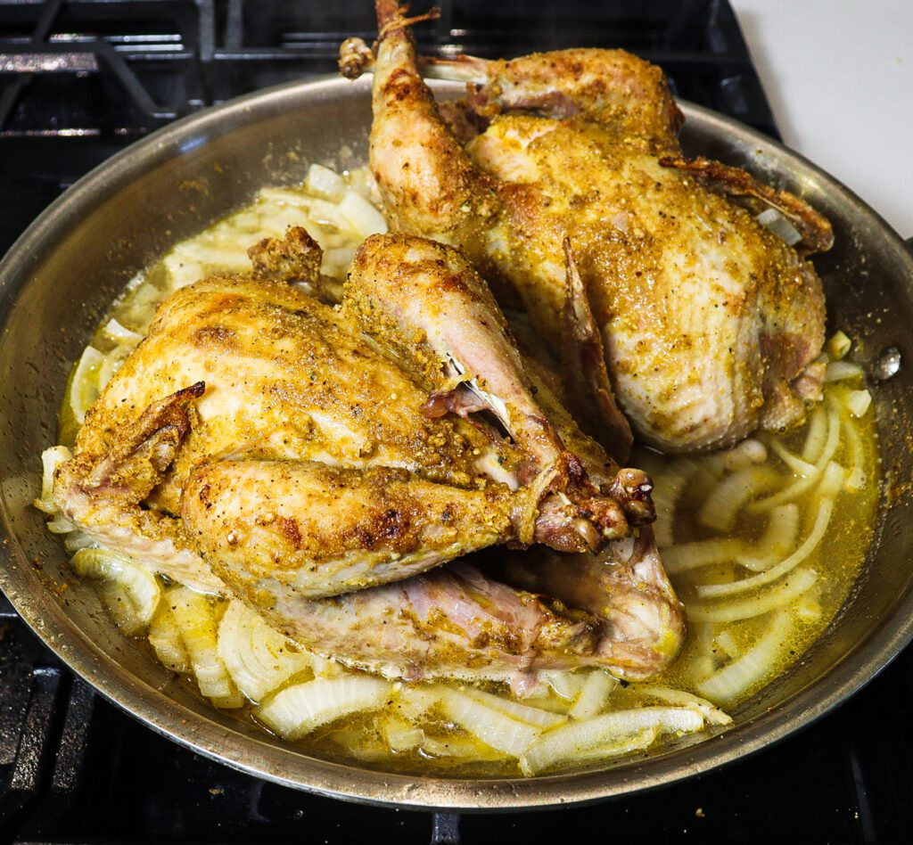 roast pheasant, gunpowder spice